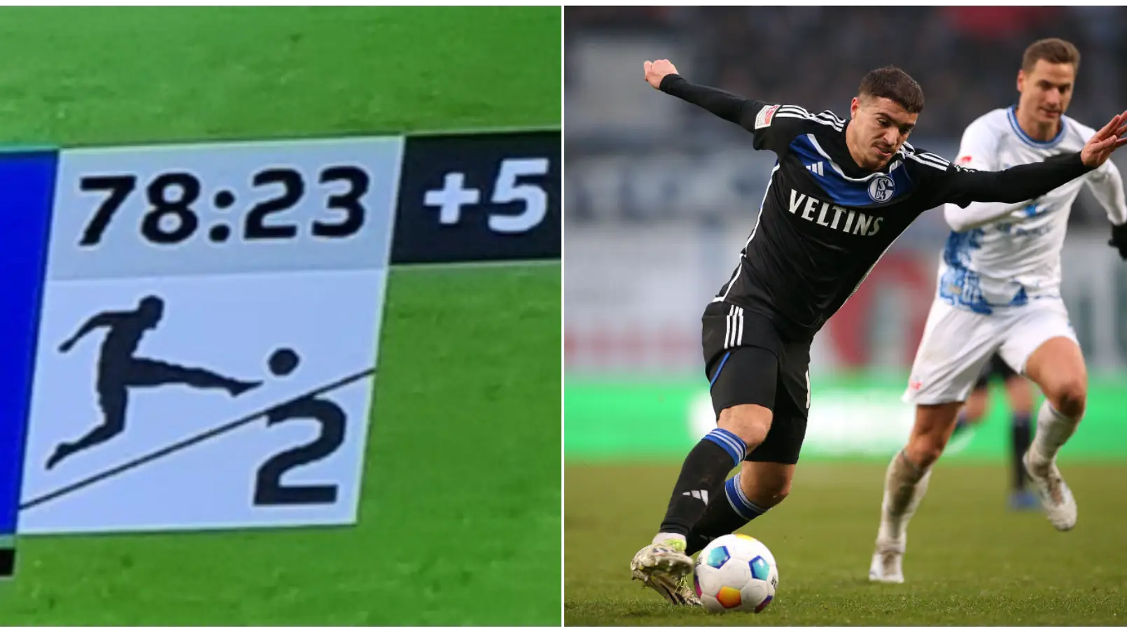 Why Schalke vs Hansa's first half ran beyond the '78th minute', it was a mad game