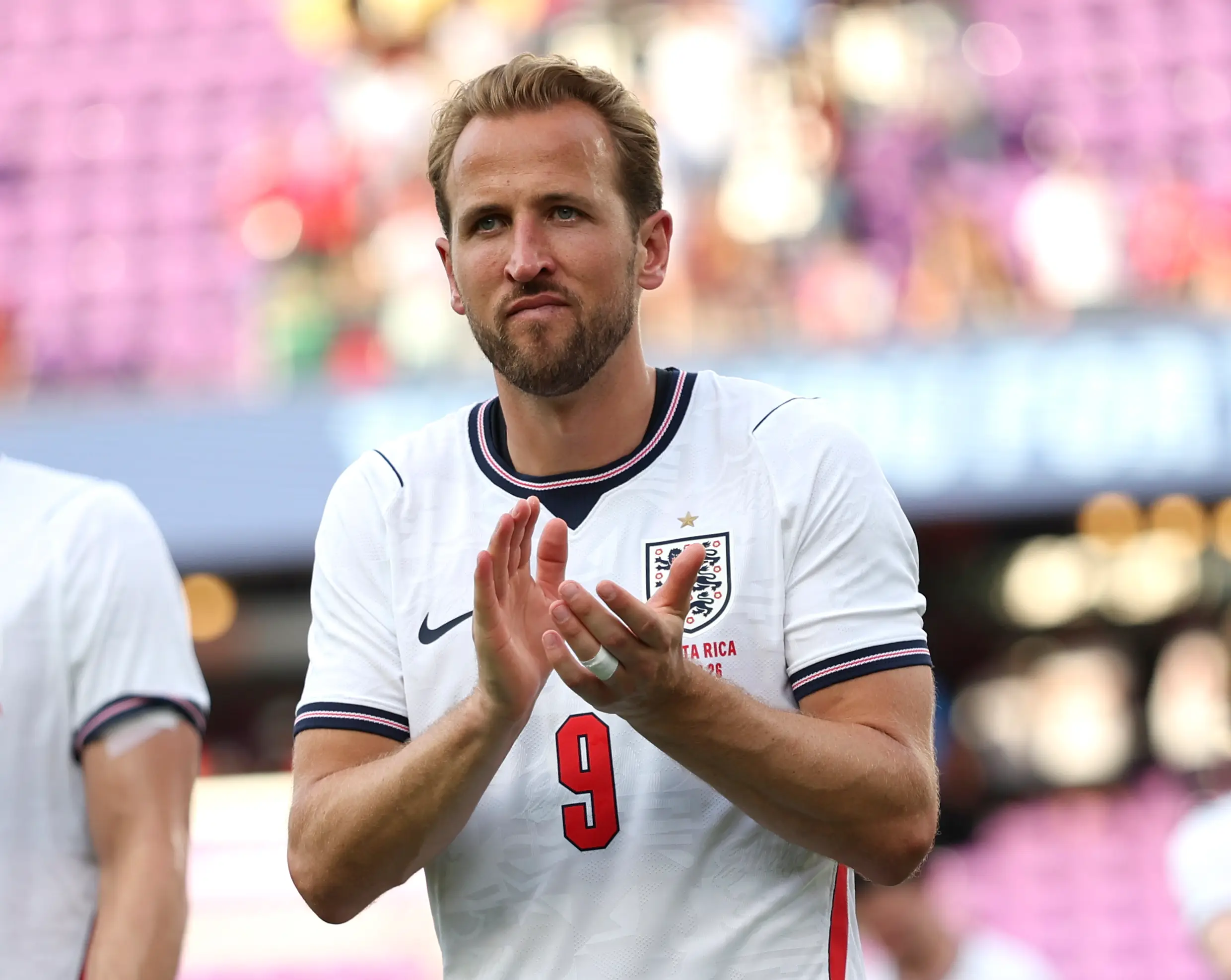 Harry Kane is preparing for his third World Cup. Image: Getty