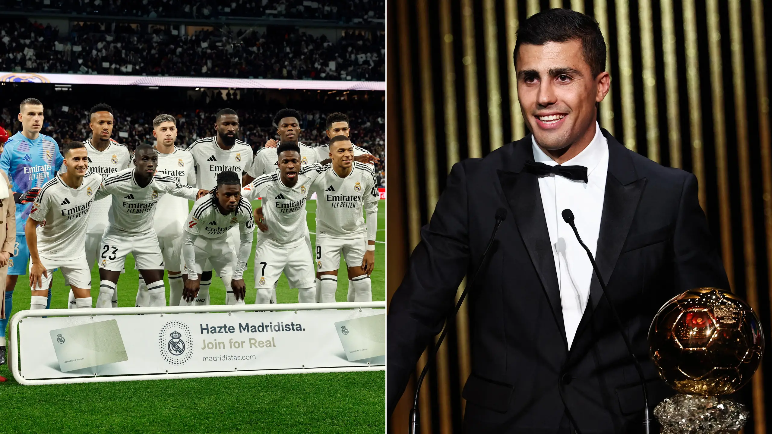 Rodri received phone call from one Real Madrid player after club boycotted Ballon d'Or because of Vinicius Jr