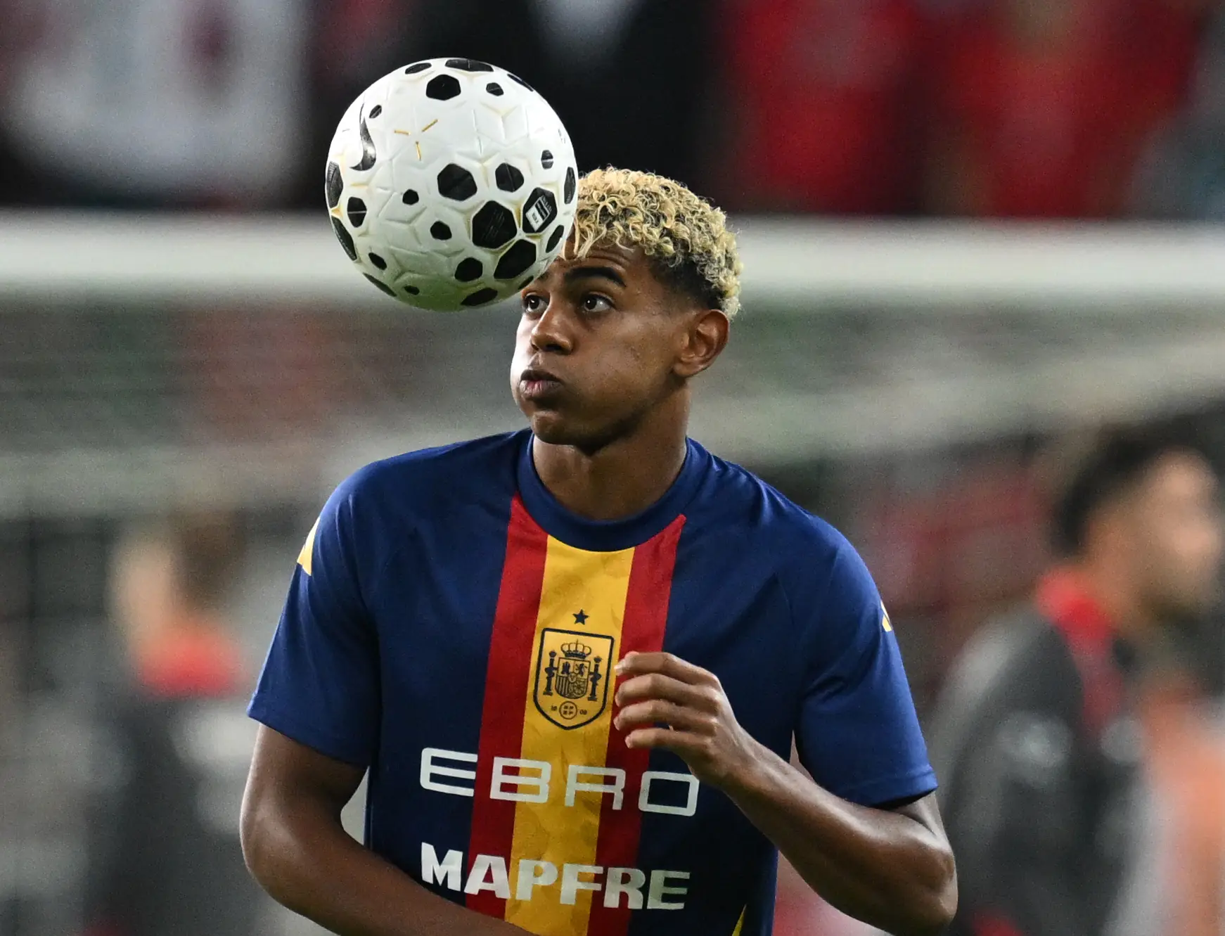 Lamine Yamal has been in the spotlight off the pitch. (Image: Anadolu / Contributor via Getty)