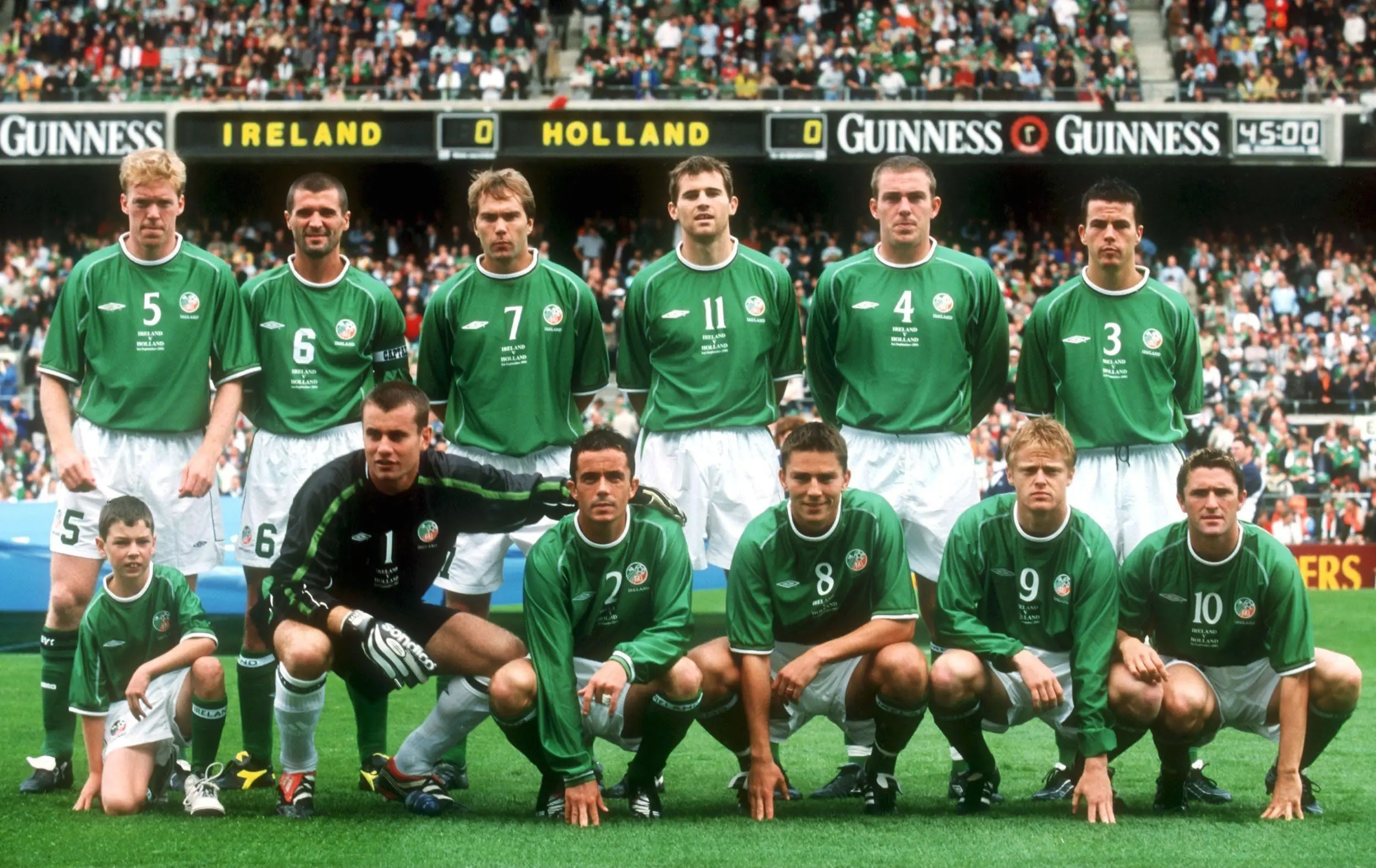 Keane and McAteer played together for the Republic of Ireland. Image: Getty