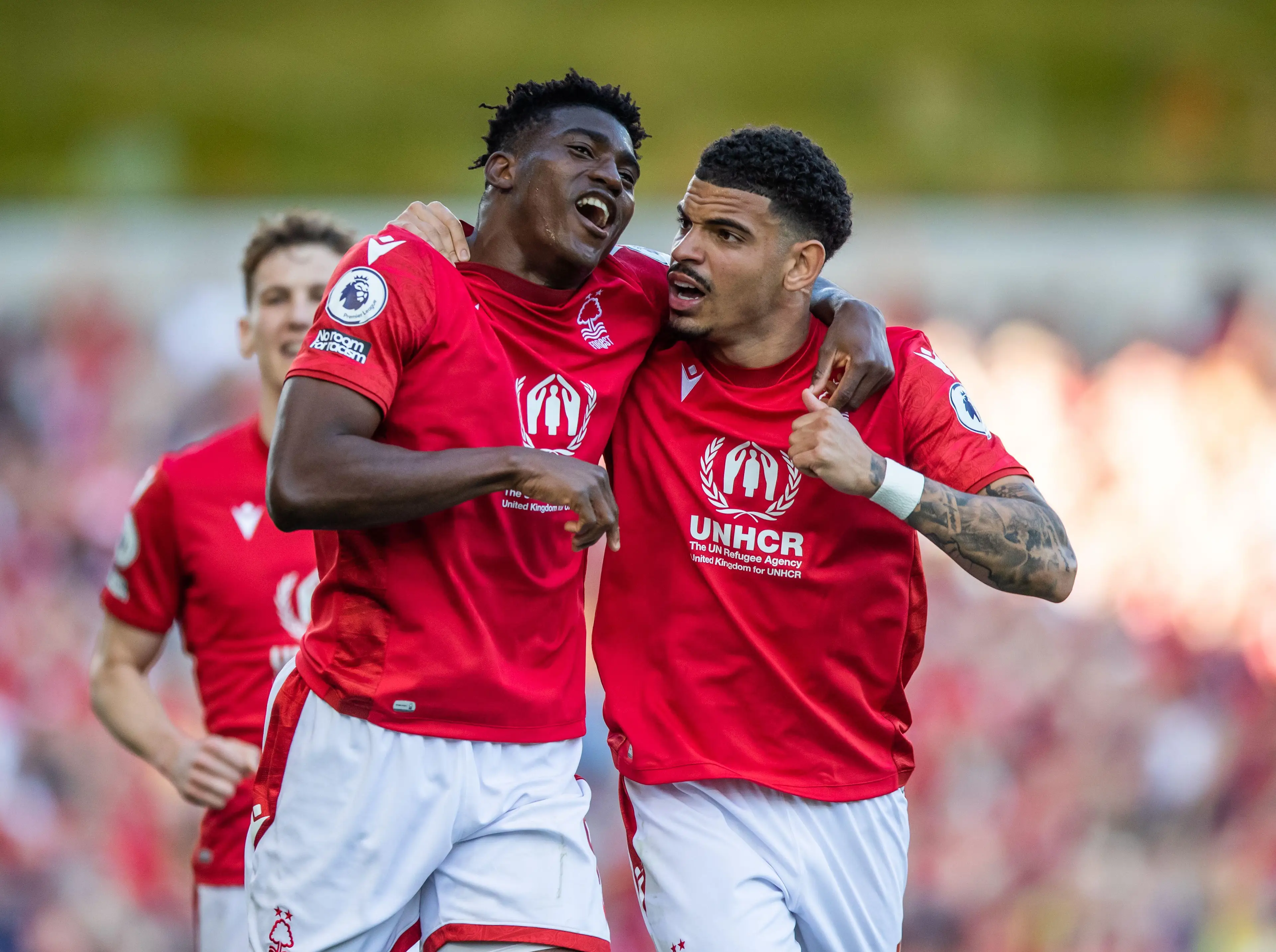 Nottingham Forest's Taiwo Awoniyi and Morgan Gibbs-White (Image: Alamy/Ritchie Sumpter/Alamy Live News)