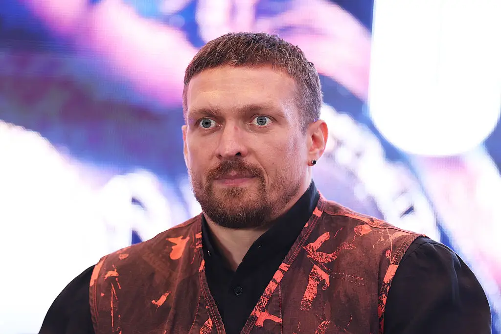 Oleksandr Usyk sent a message to Donald Trump (Credit:Getty)