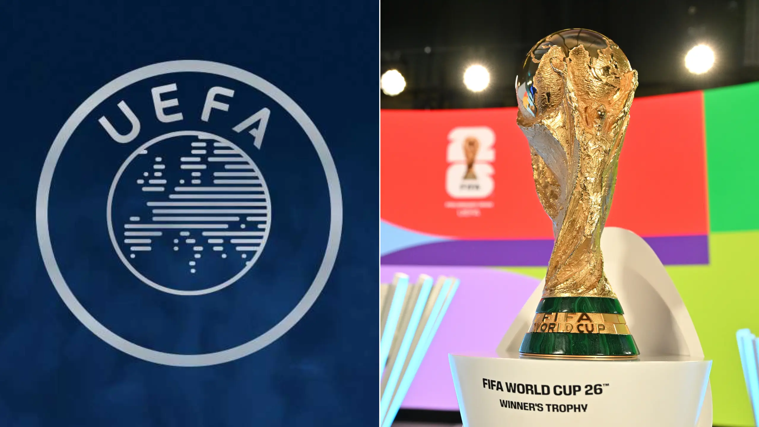 FIFA and UEFA ban six international matches from taking place ahead of World Cup qualifying draw