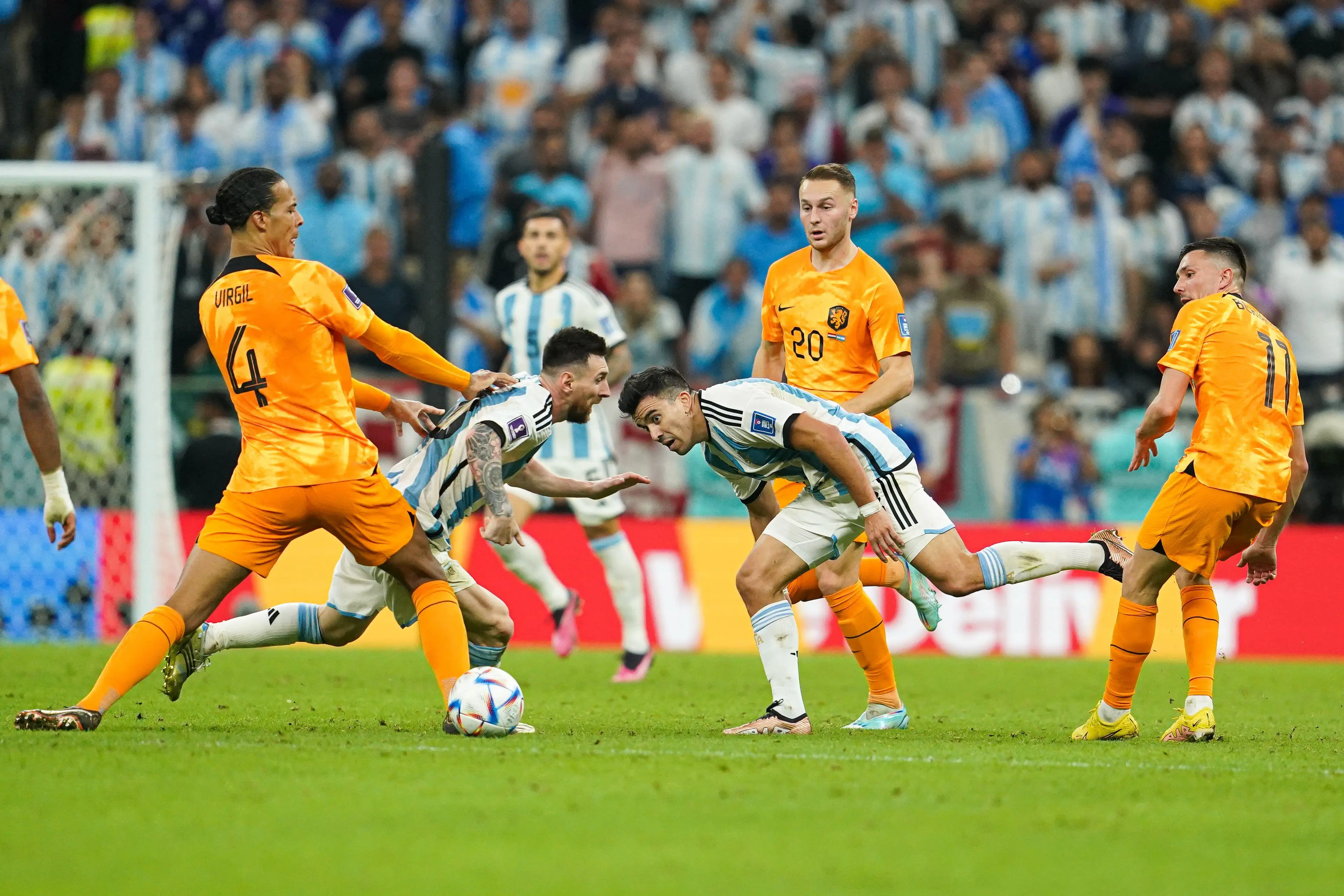 Netherlands centre-back Virgil van Dijk features in the shortlist. Image credit: Alamy