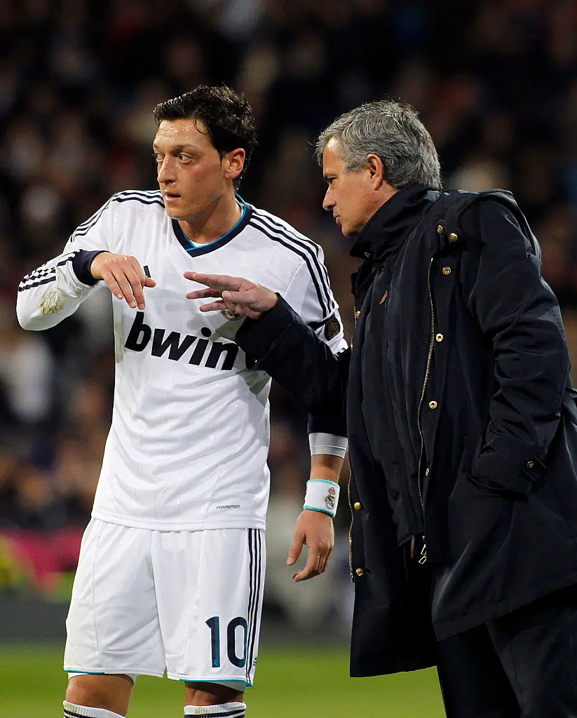 Ozil played under Mourinho at Real Madrid (Image: Getty)