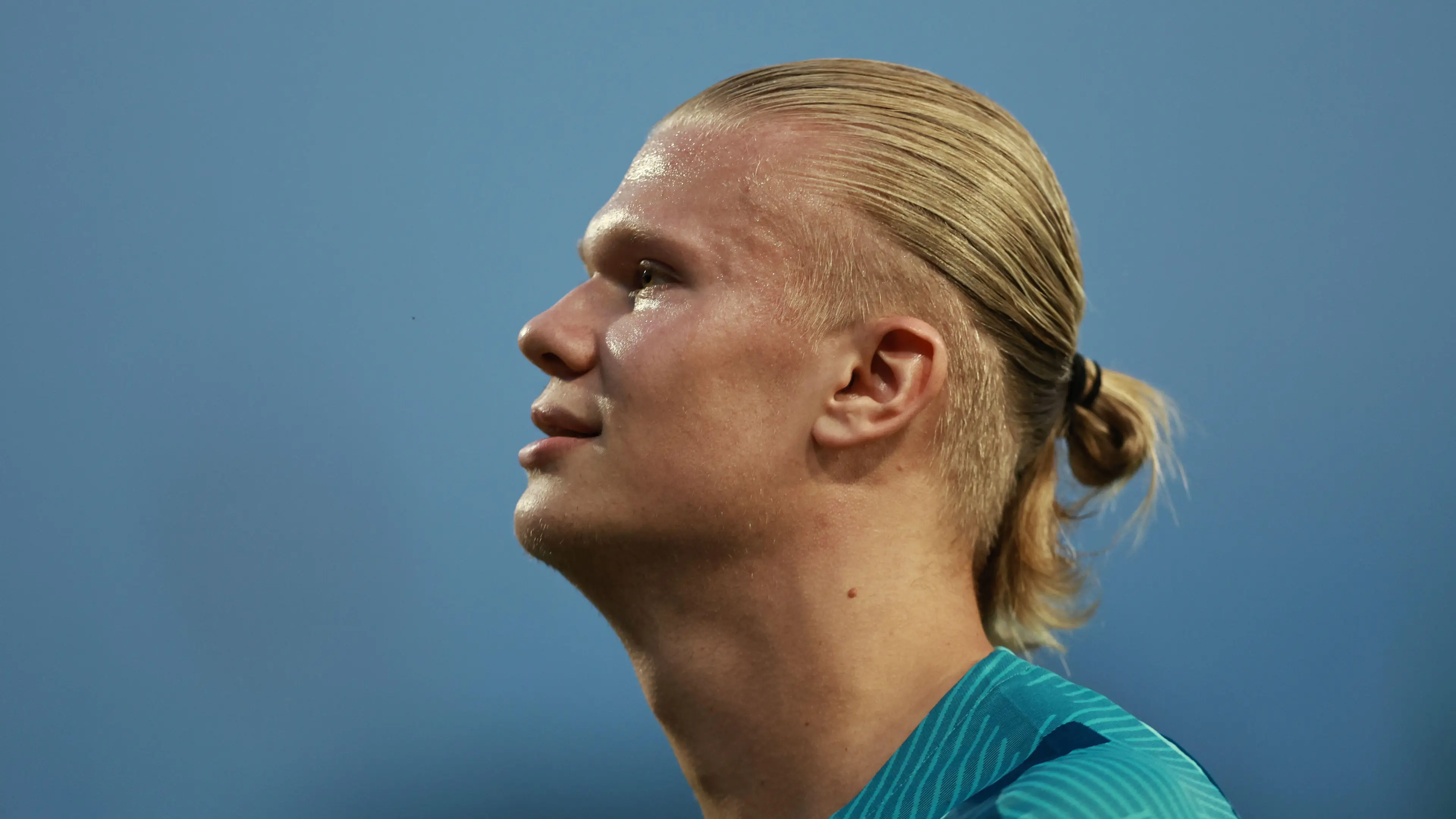 Erling Haaland on international duty with Norway