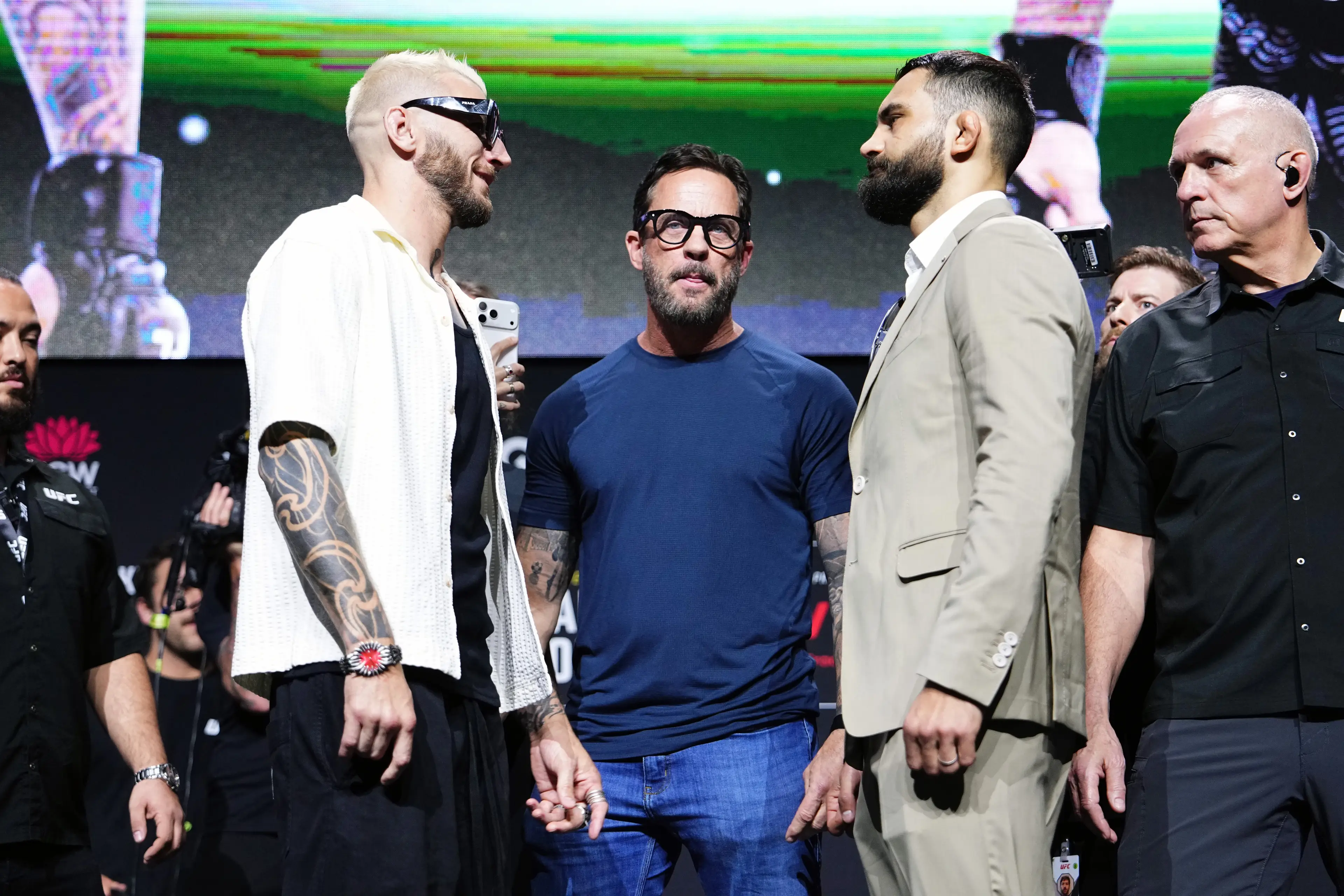 Dan Hooker vs. Benoit Saint-Denis goes down on the main-card of UFC 325. Image: Getty 
