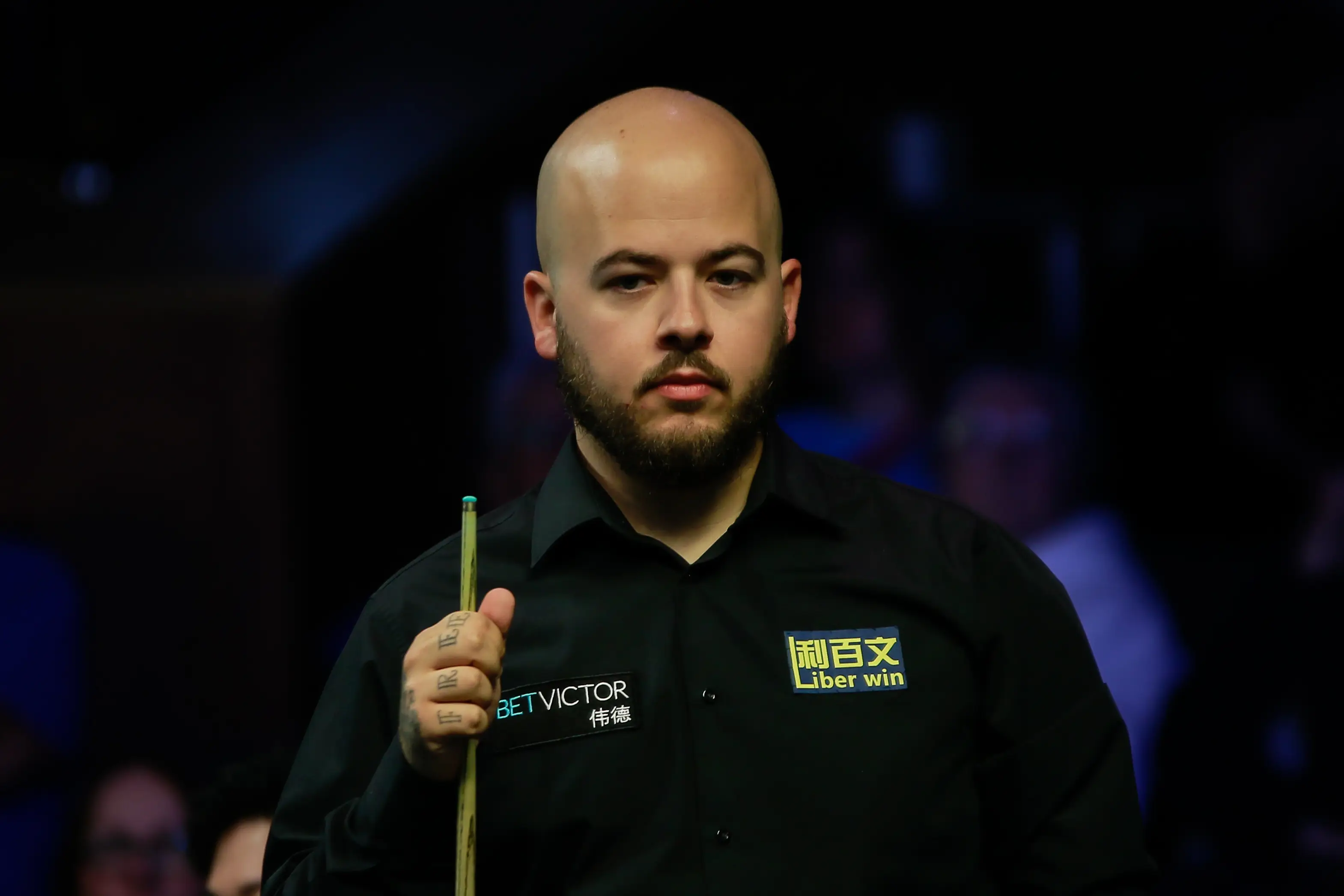 Luca Brecel was knocked out of the Northern Ireland Open