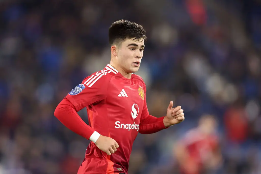 Man Utd defender Harry Amass pictured (Image: Getty)