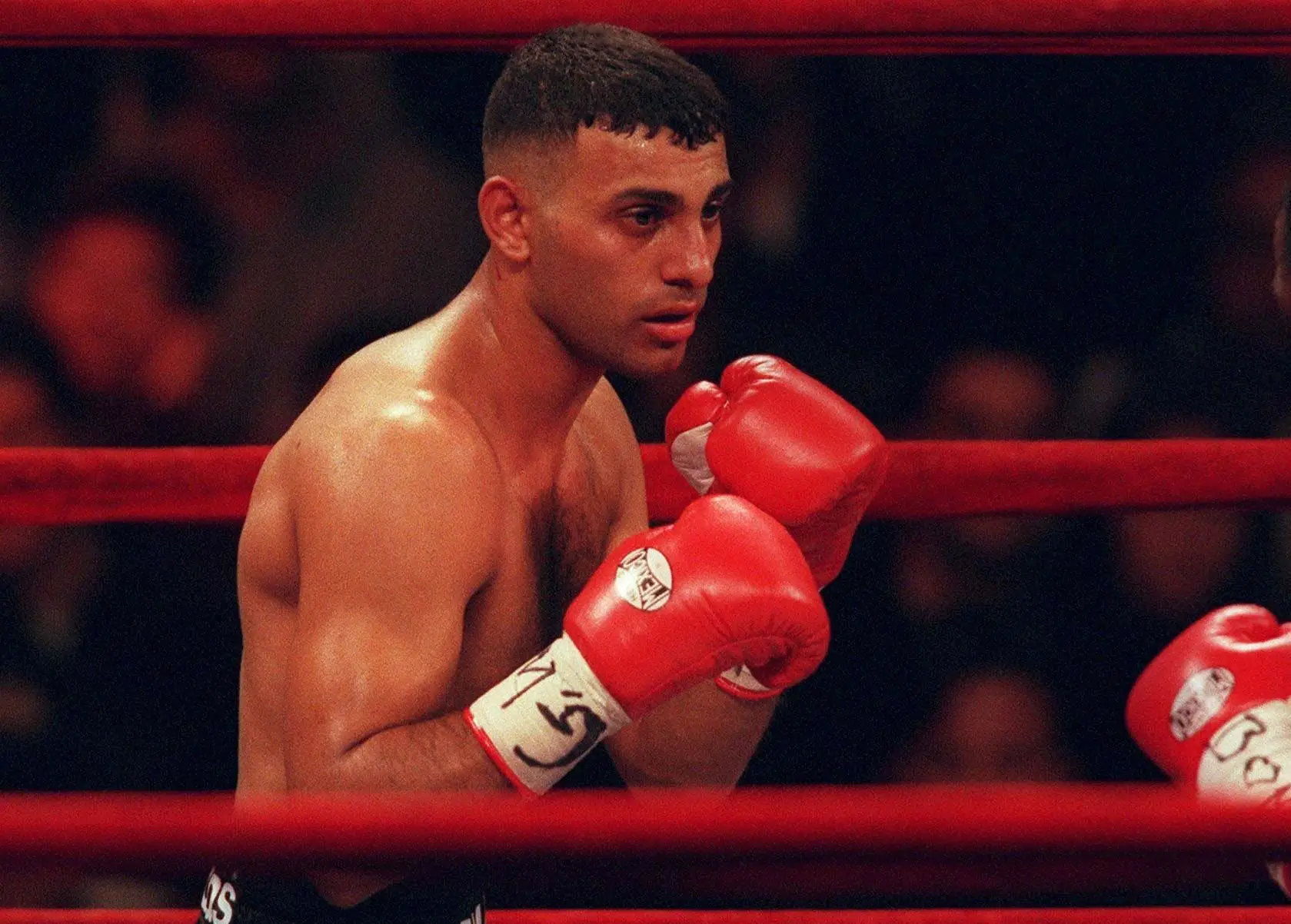 WBO WM KAMPF 1997 Federgewicht im Medison Square Garden in New York 19.12.97, PRINCE NAZEEM HAMED gewann Getty Images)