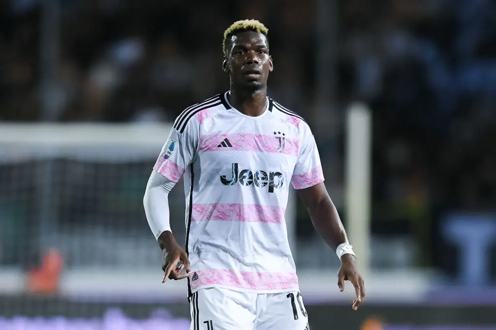 Paul Pogba in action for Juventus against Empoli in September 2023 - Getty