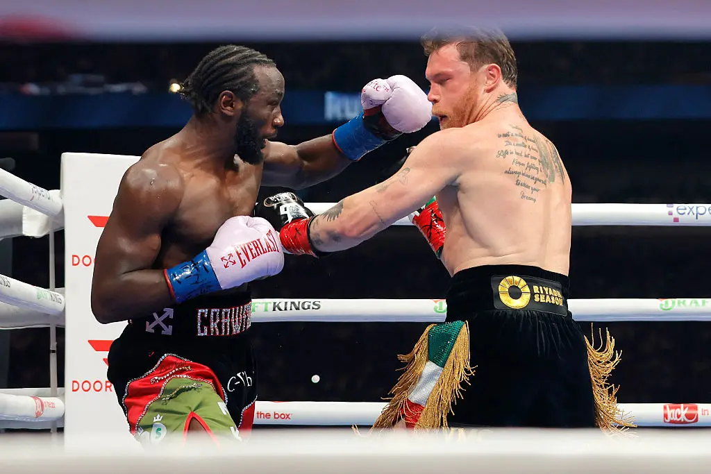 Crawford beat Canelo Alvarez by unanimous decision in September. (Image: Steve Marcus/Getty Images)