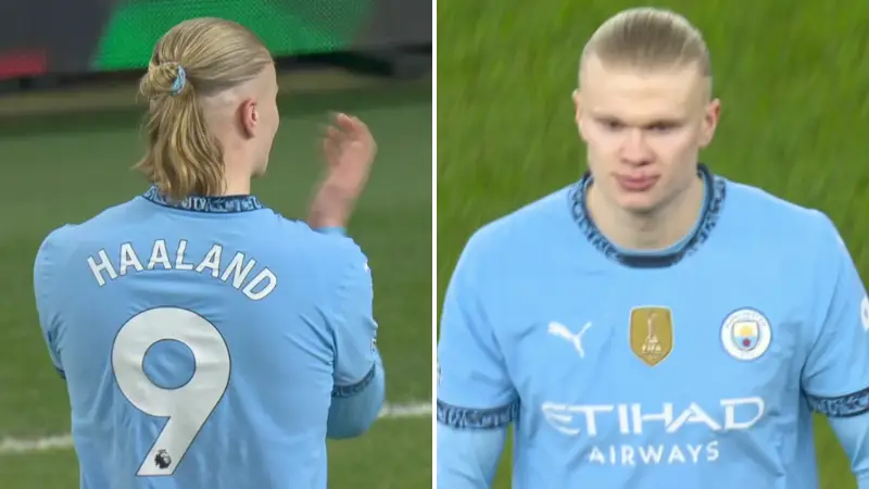 Fans spot Erling Haaland's response after Arsenal mock Man City striker at full-time for the entire stadium to hear