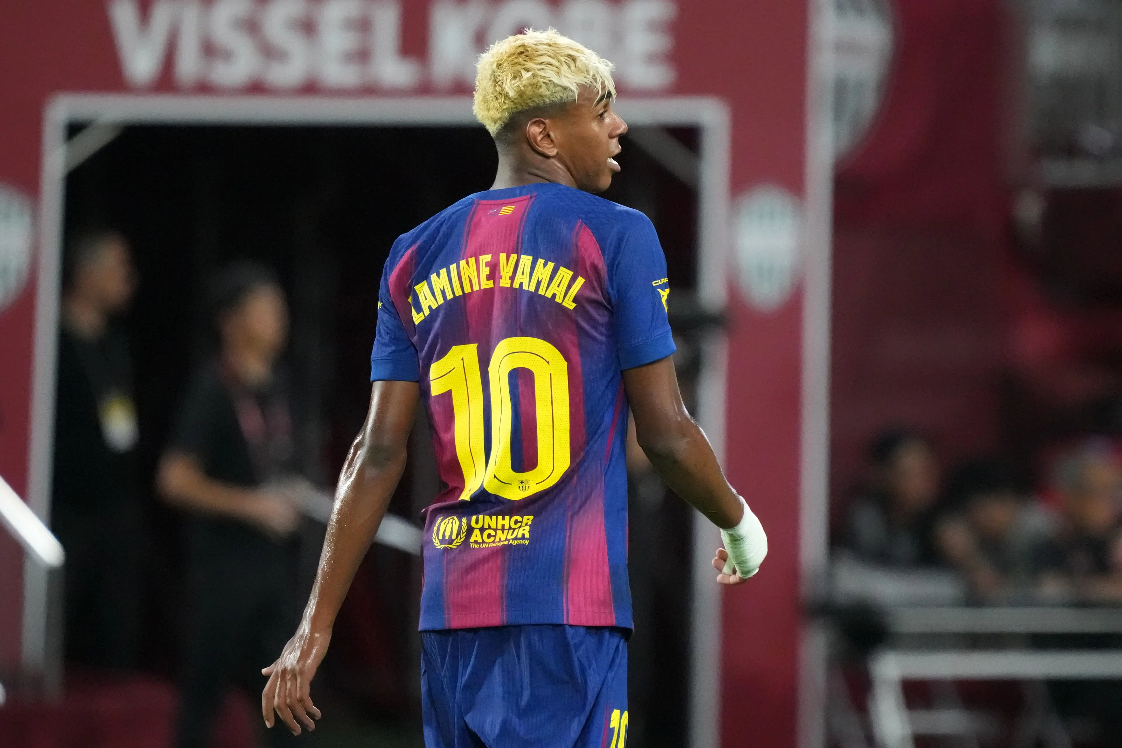 Lamine Yamal is Barcelona's new number 10. (Image: Koji Watanabe / Contributor via Getty)