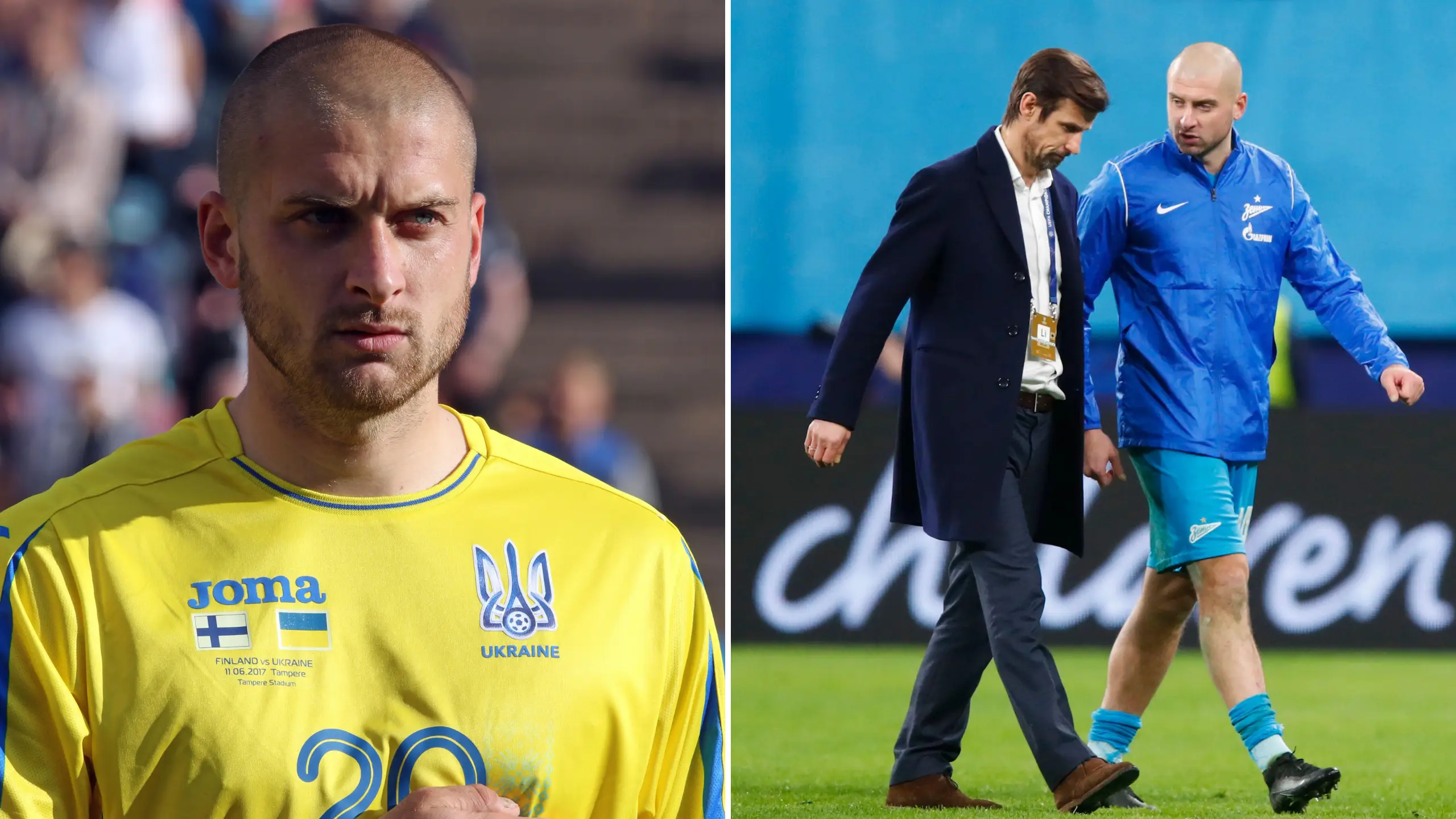 Zenit Dropped Ukrainian Defender Yaroslav Rakitskiy After Speaking Out Against Ongoing Russian Invasion
