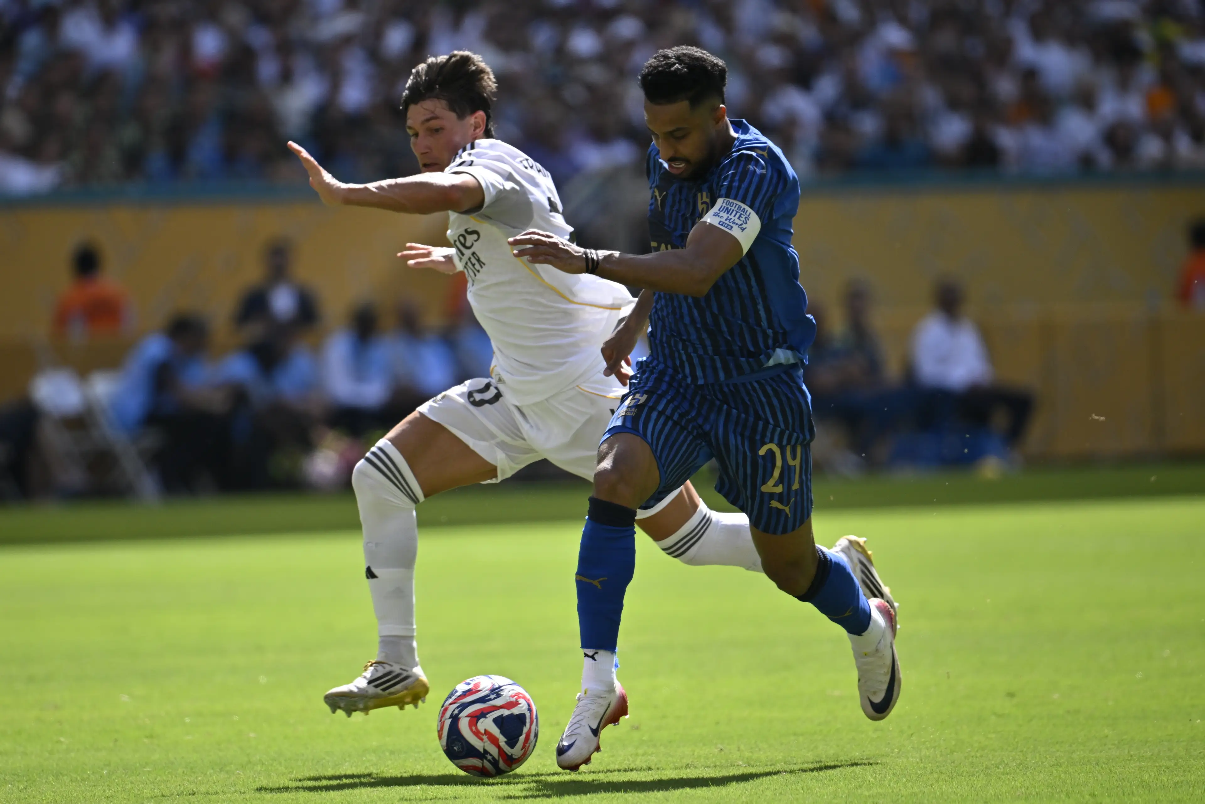 Fran Garcia in action for Real Madrid at the Club World Cup. Image: Getty