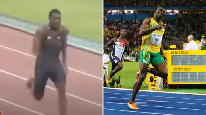 Sprinter once 'beat' Usain Bolt's 9.58 world record over 100 metres during TV show appearance