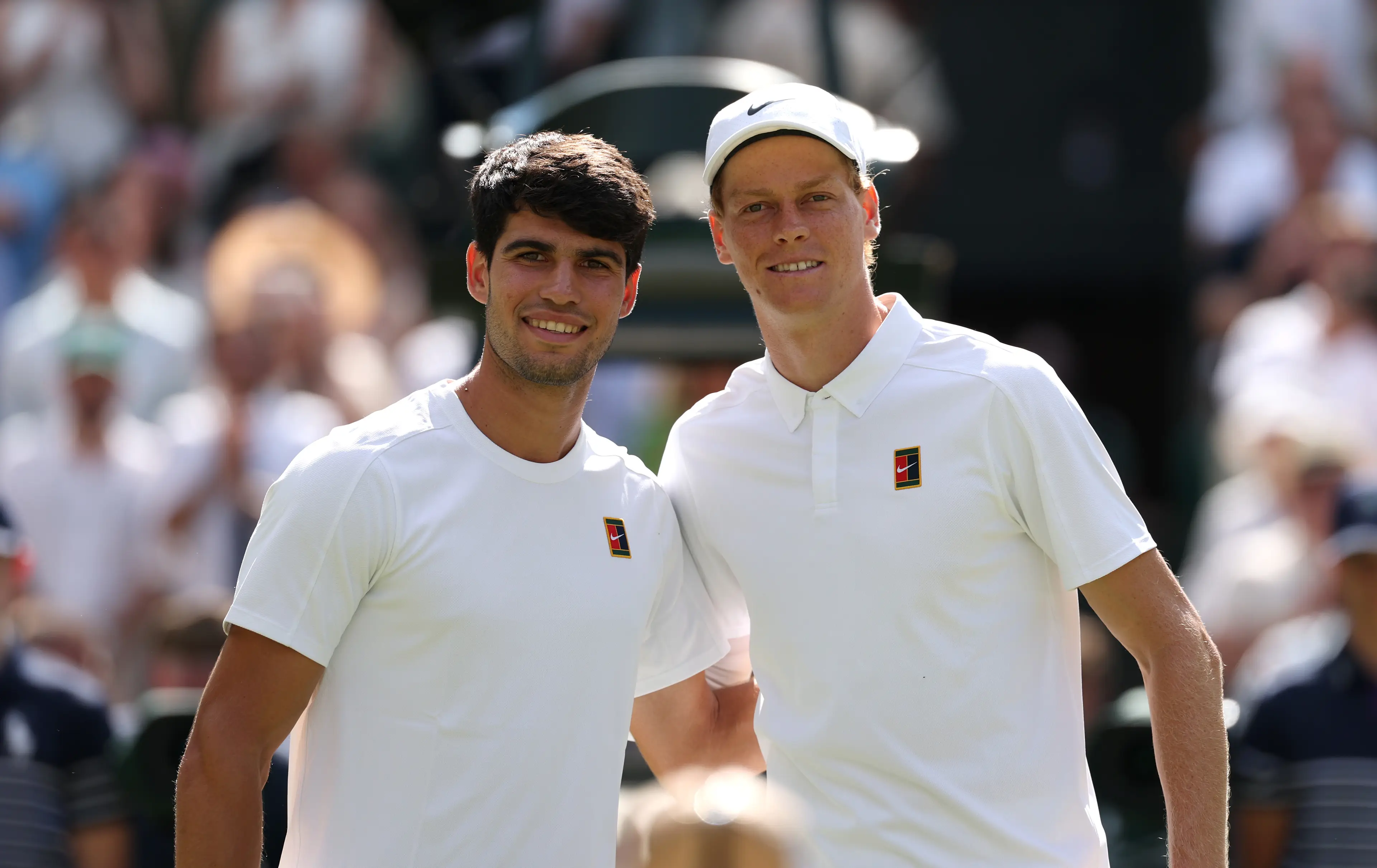 Jannik Sinner faces Carlos Alcaraz in the US Open men's singles final. (Image: Getty)