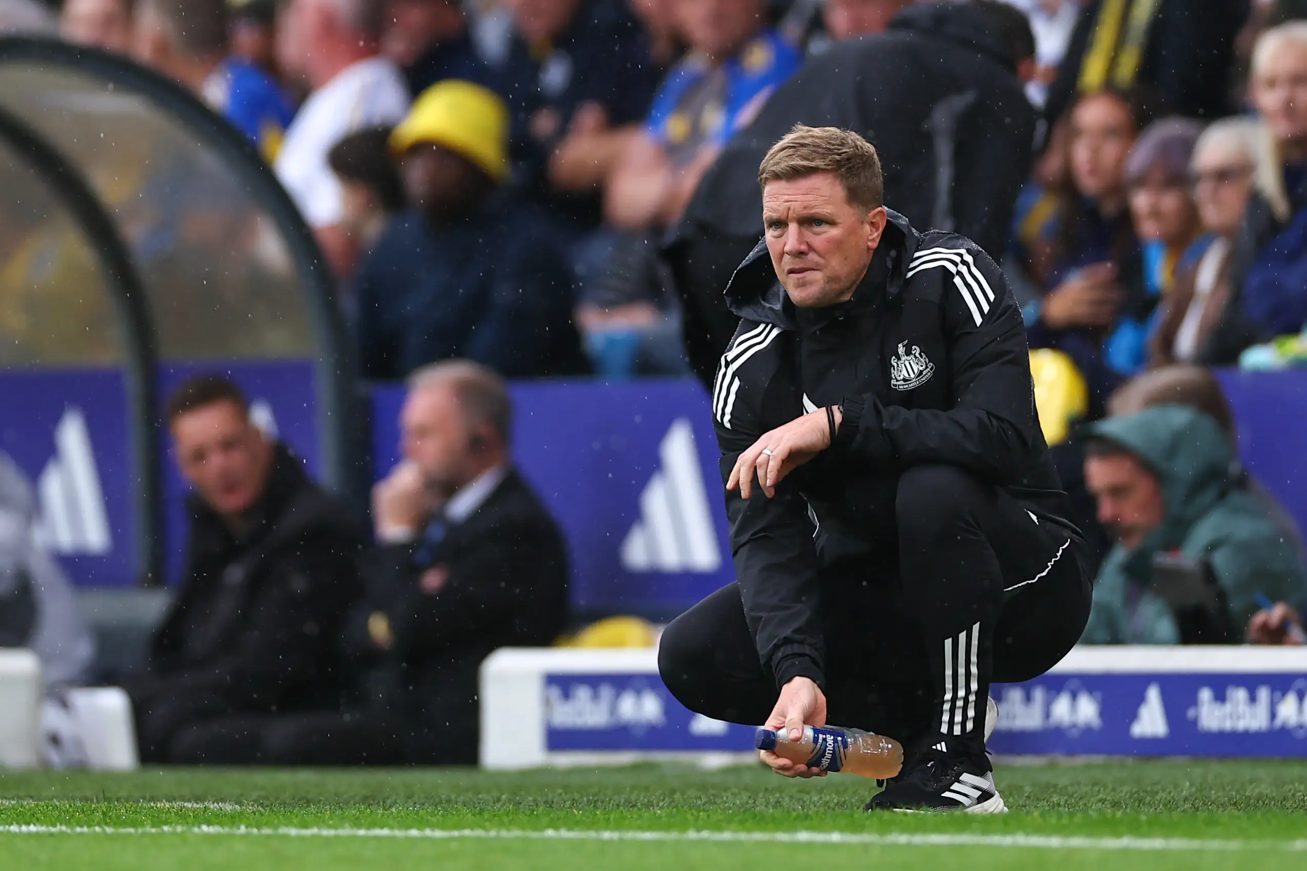 Eddie Howe has been tipped to leave Newcastle United. Image: Getty 
