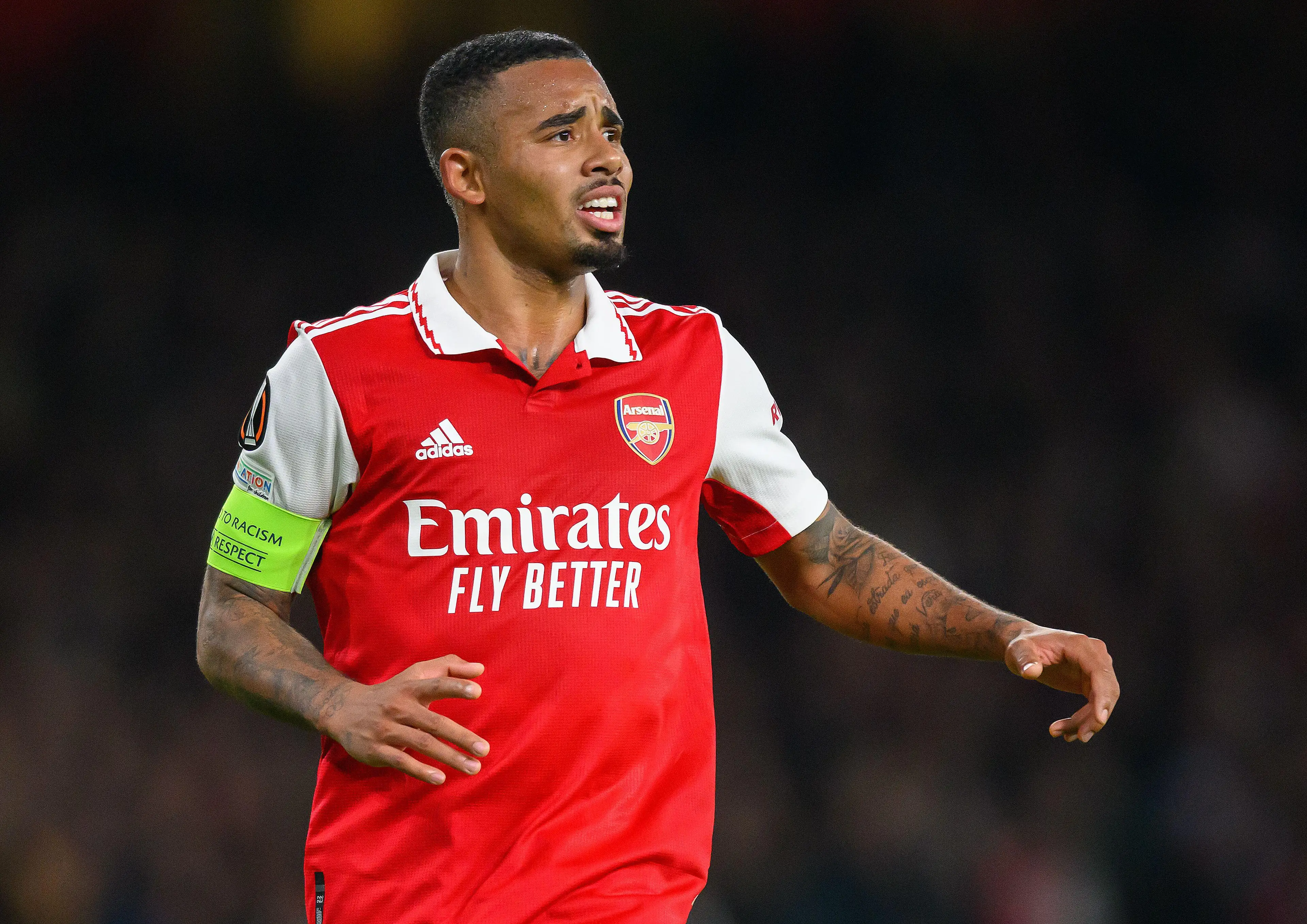 Gabriel Jesus must be wondering what in the world he needed to have done to be included in a combined XI. Image: Alamy