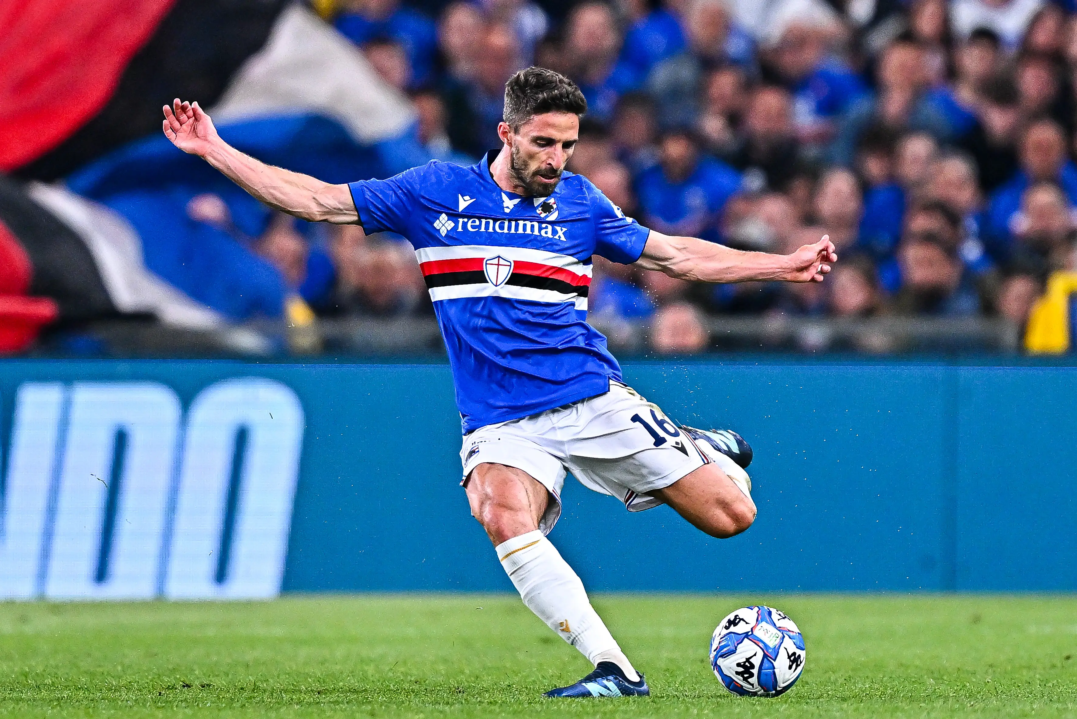 Ex-Liverpool star Fabio Borini now plays for Sampdoria. Image: Getty