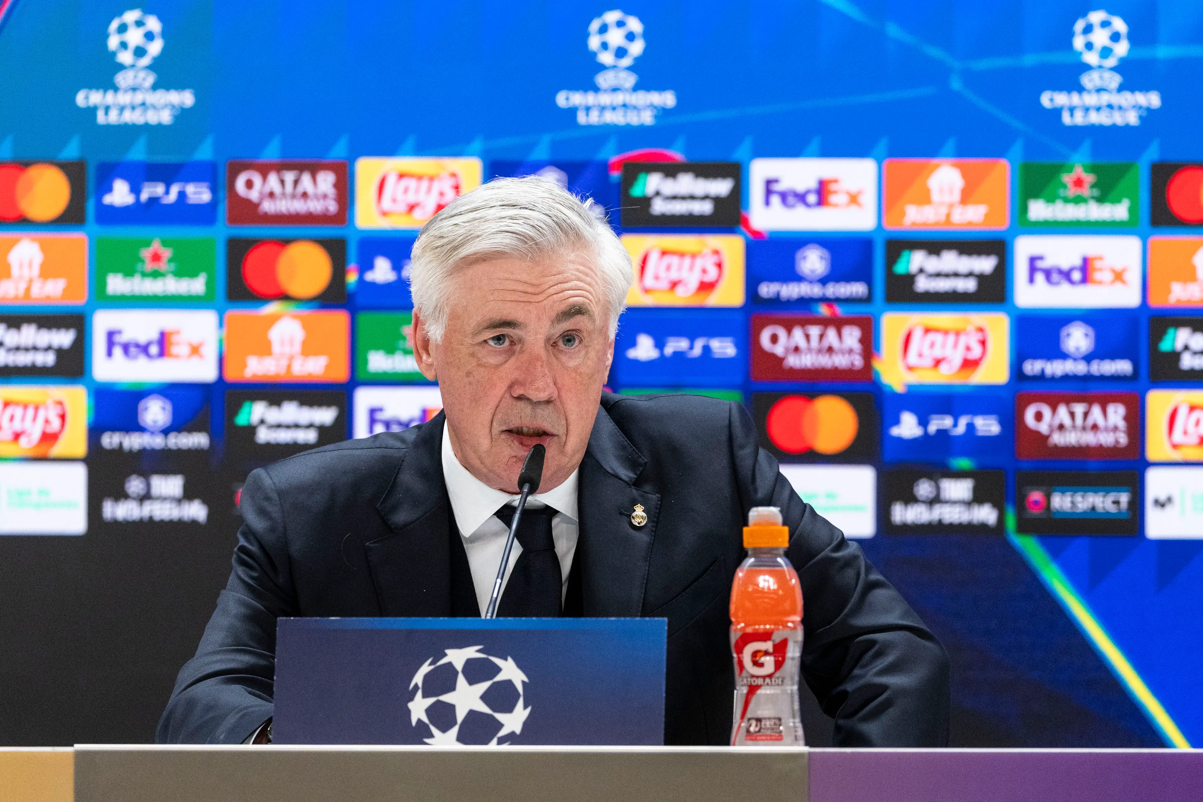 Carlo Ancelotti is under increasing pressure at Real Madrid. Image: Getty