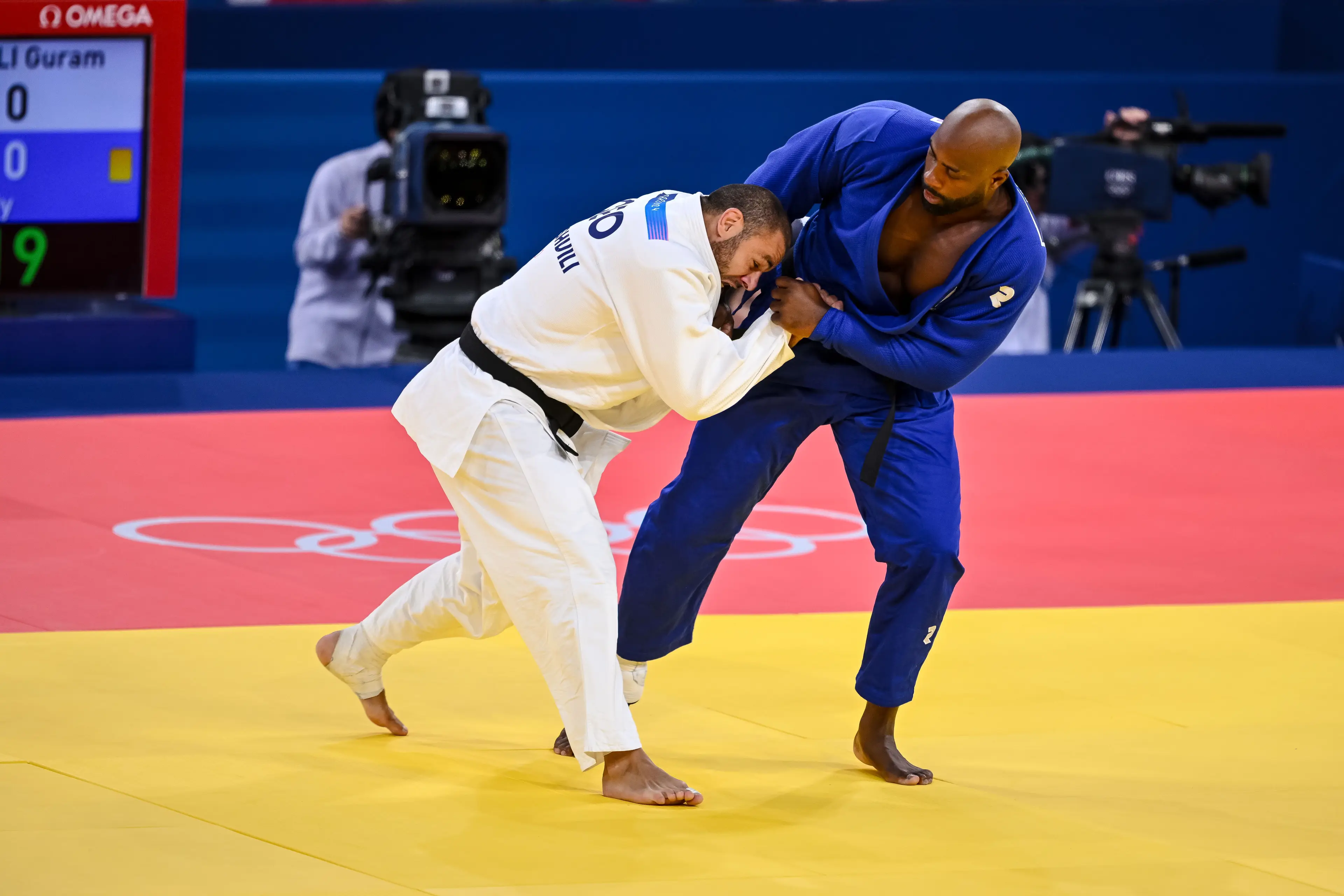 Tushishvili shocked commentators and fans with his antics. Image: Getty