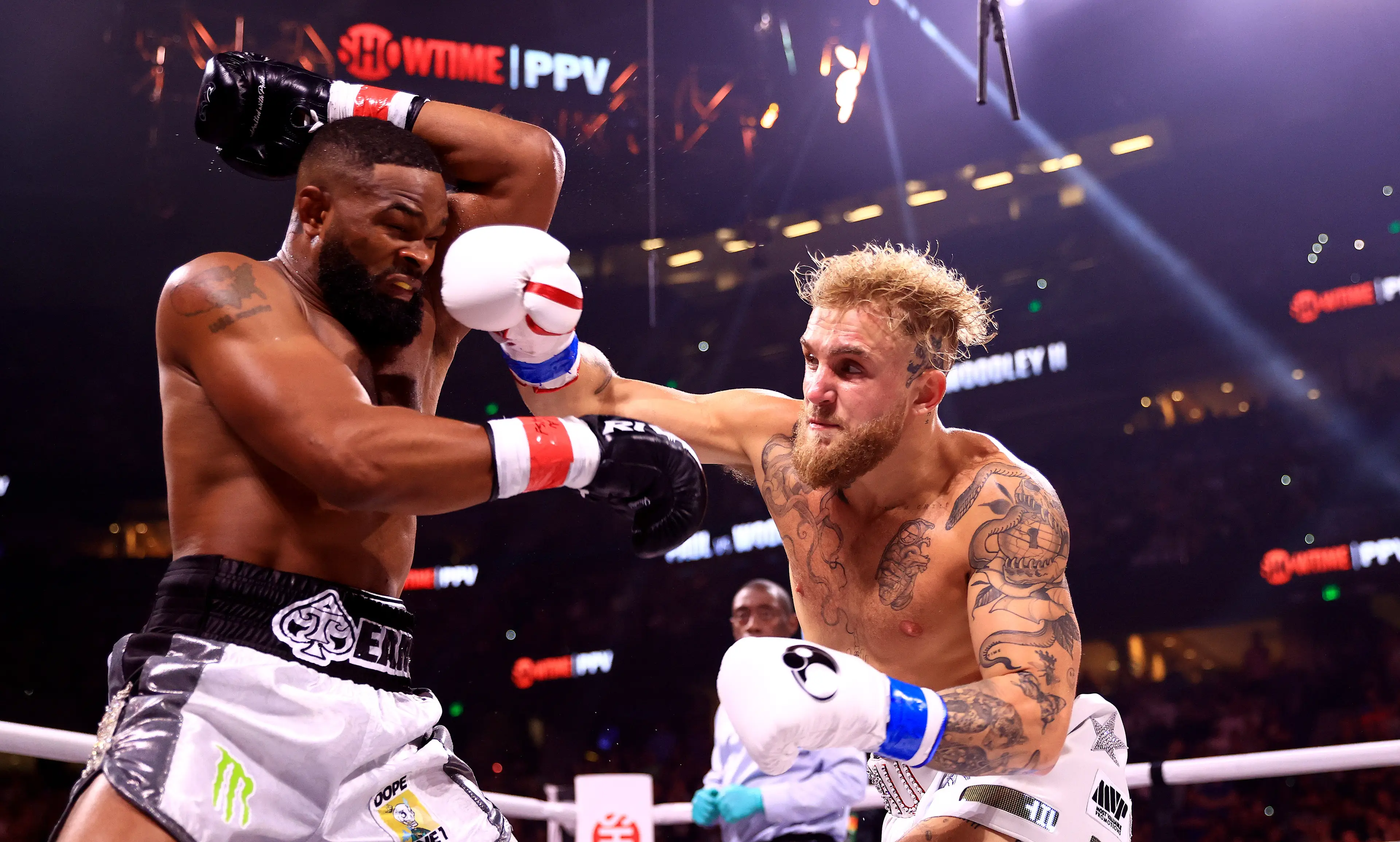 Jake Paul defeated Tyron Woodley (Image: Getty)