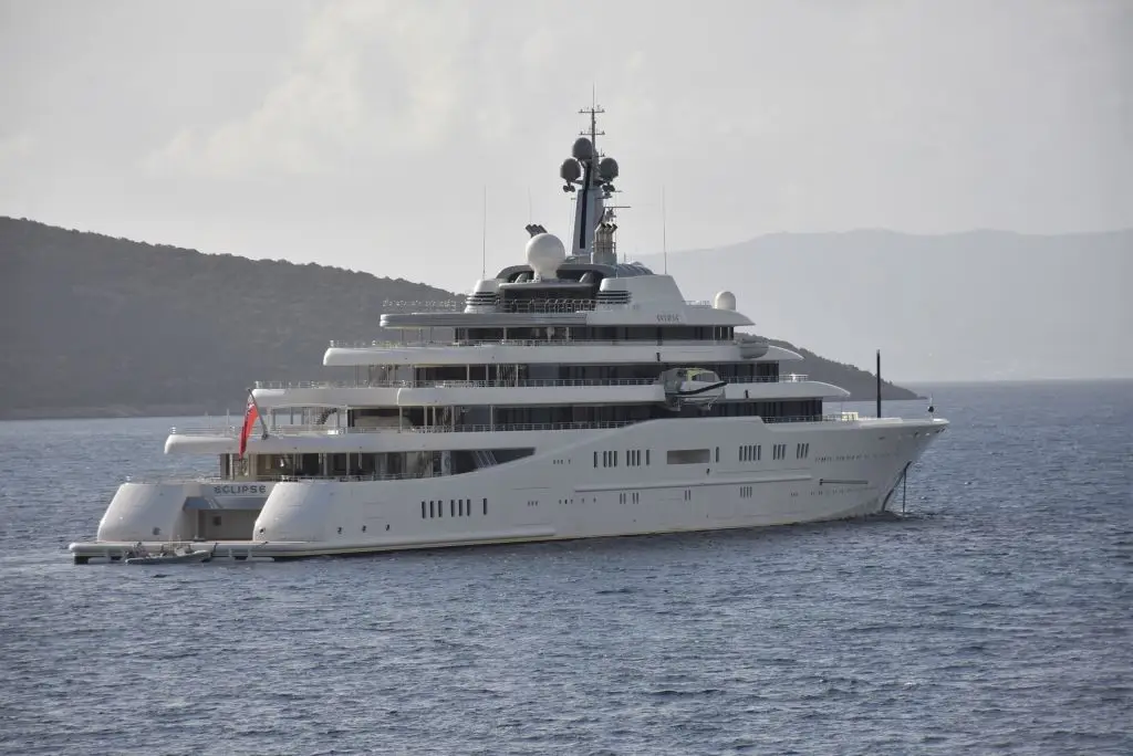 Roman Abramovich's Eclipse superyacht (Image: Getty)