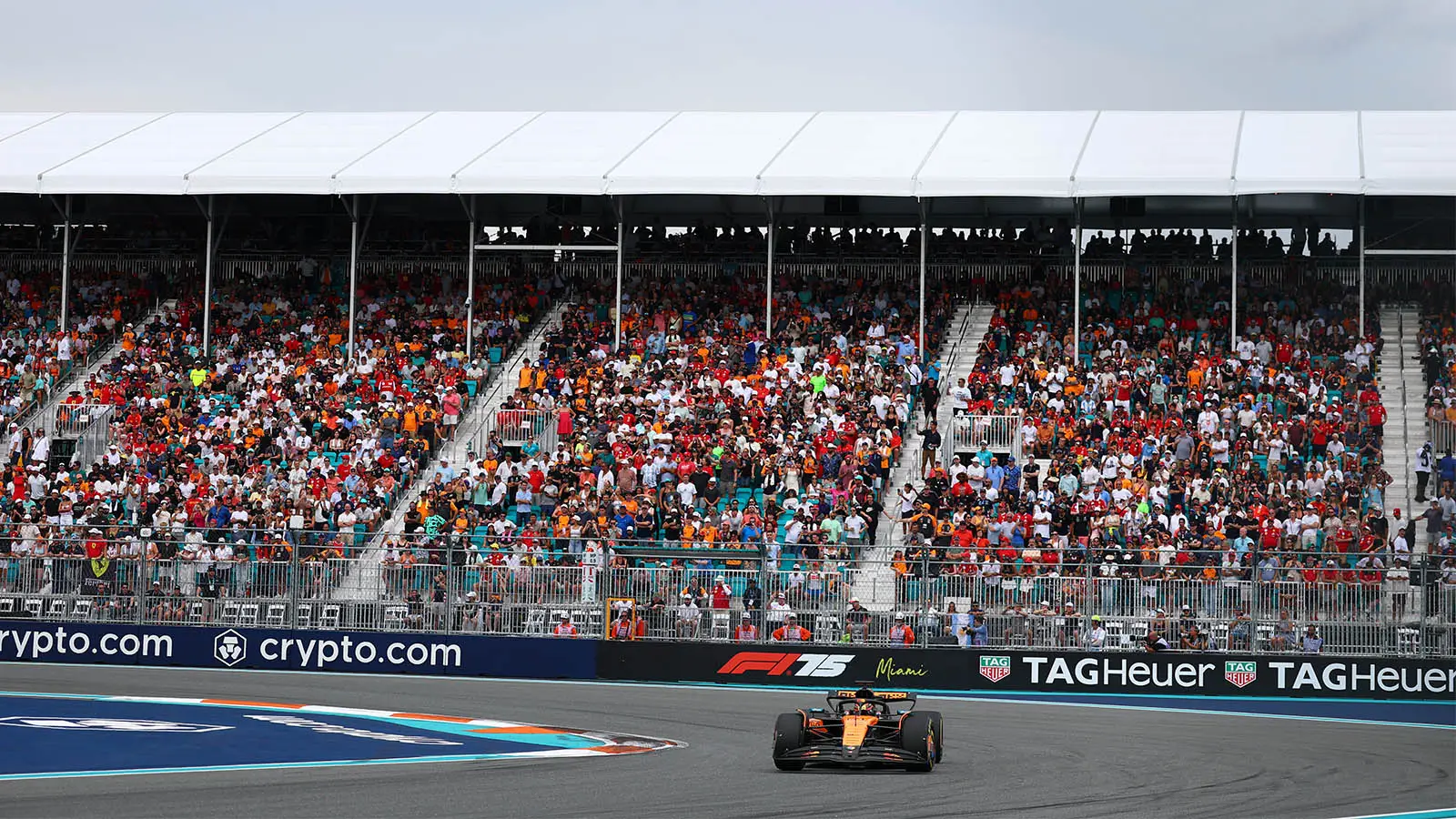 Last season's Miami Grand Prix was won by McLaren's Oscar Piastri (Image: Getty)
