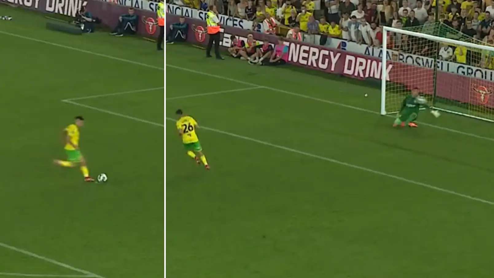 Marcelino Nunez scores one of the coldest penalties you'll ever see, didn't even watch it go in