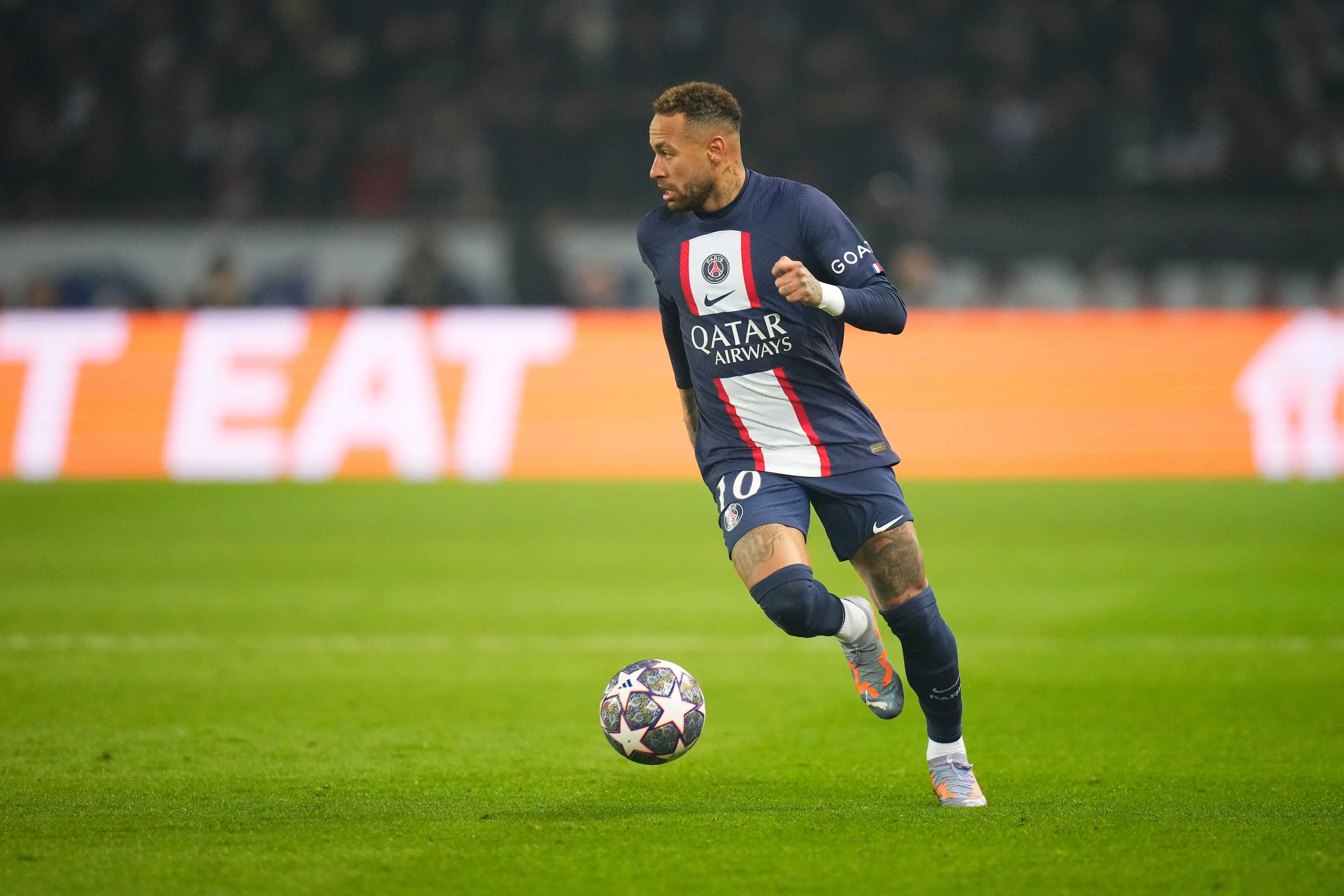 Neymar in action for Paris Saint-Germain. Image: Alamy 
