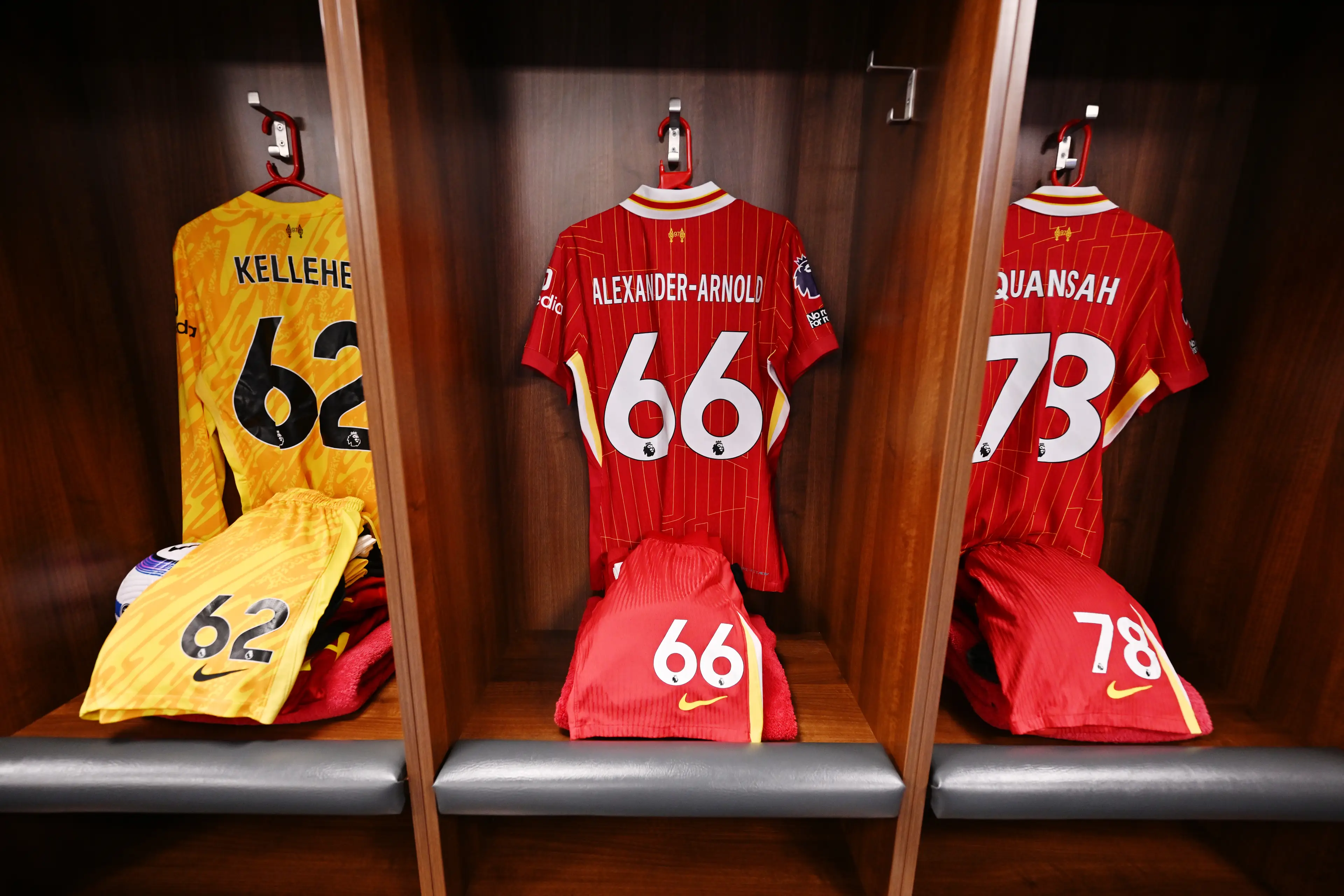Trent Alexander-Arnold wore the No.66 shirt during his Liverpool spell. Image: Getty 