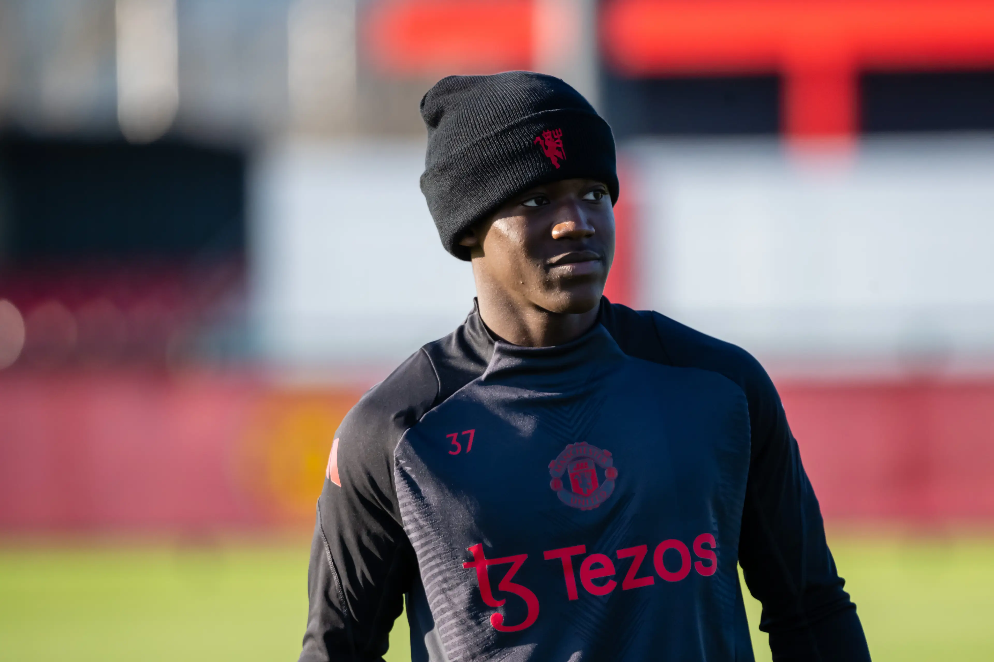 Mainoo is at risk of being suspended for the game against Arsenal (Getty)