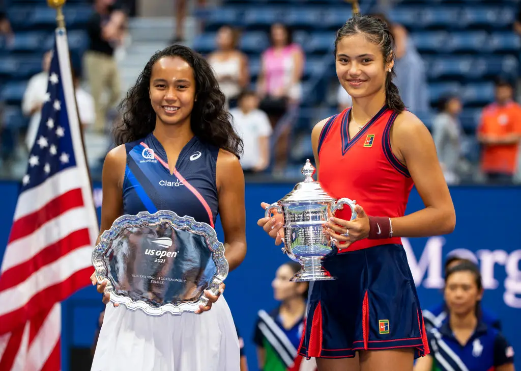 Leylah Fernandez lost to Emma Raducanu in the women's singles final of the 2021 US Open. (Image: Getty)