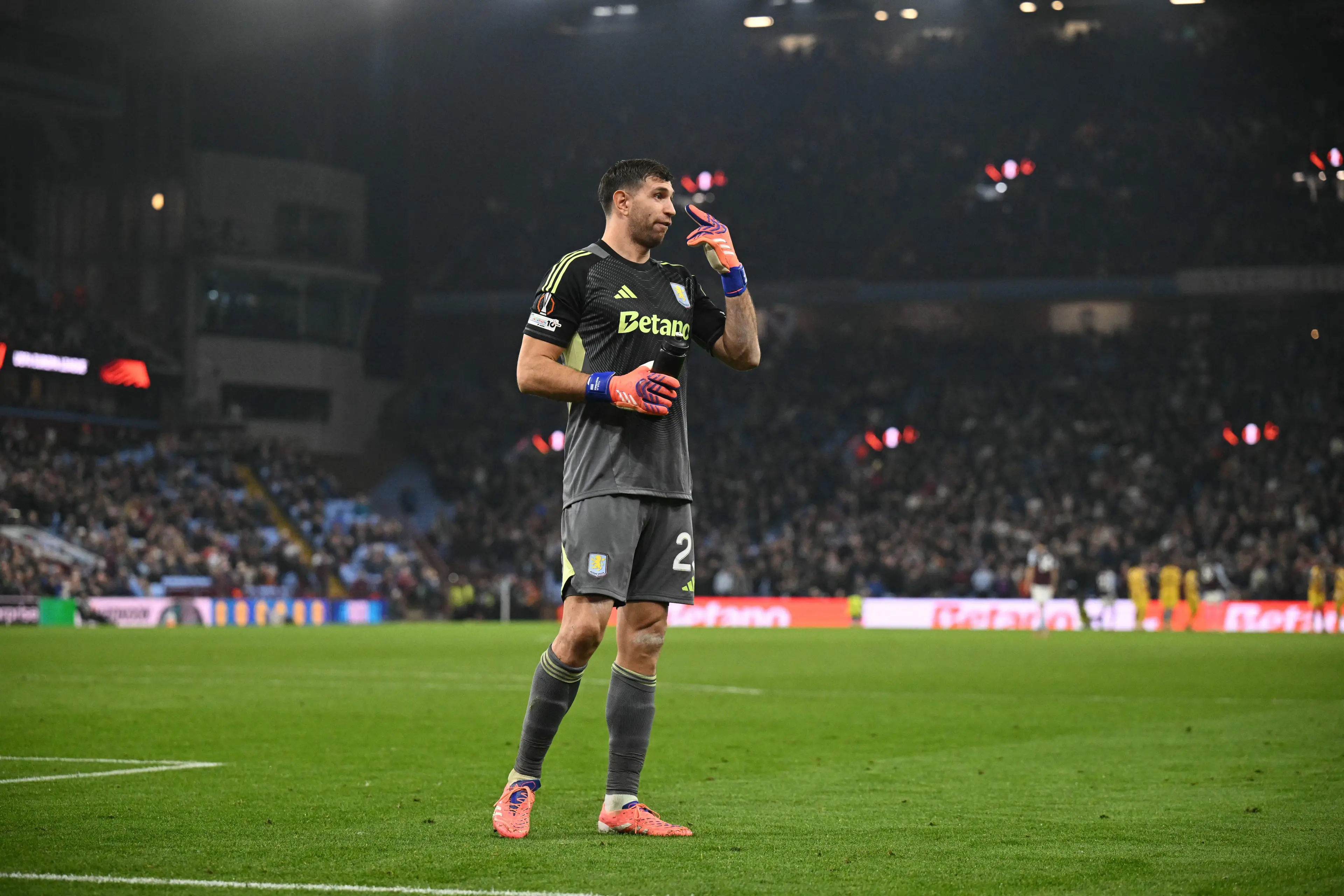 Martinez kept a clean sheet in his 10th appearance of the season. Image: Getty