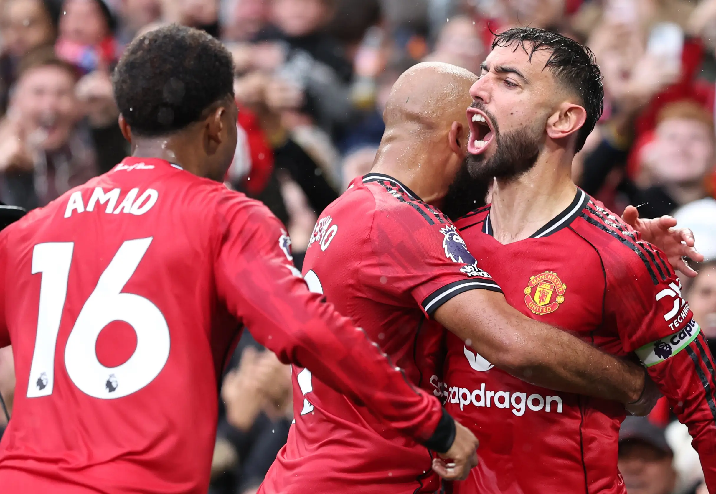 Manchester United beat Chelsea at Old Trafford. Image: Getty