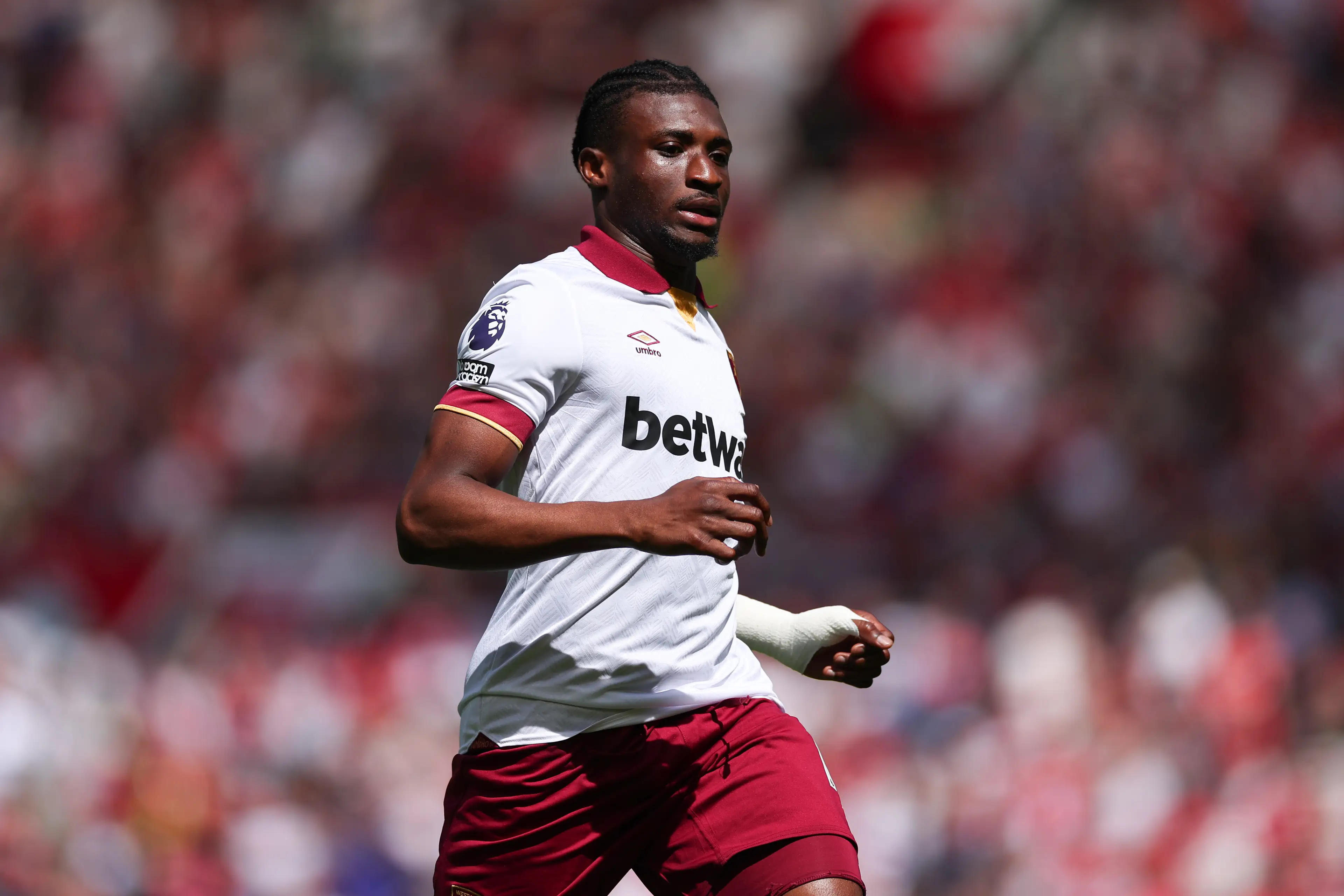 Mohammed Kudus in action for West Ham United. Image: Getty 