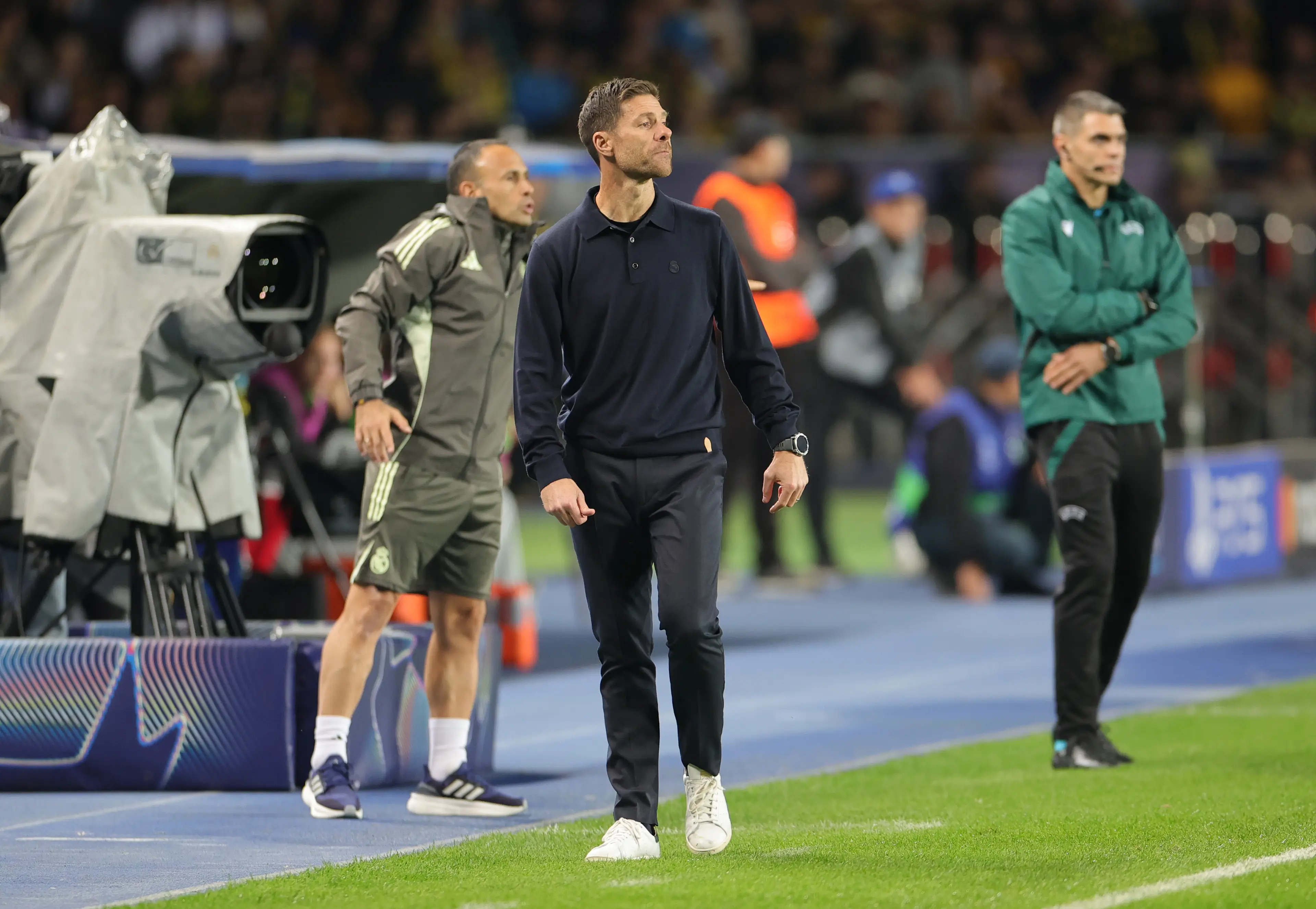 Alonso pictured during Madrid's Champions League clash against FC Kairat. Image credit: Getty