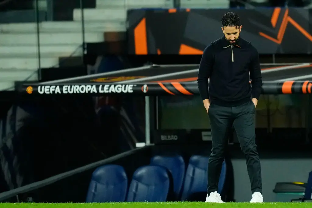 Ruben Amorim has struggled in his first season as Manchester United manager. (Image: Getty)