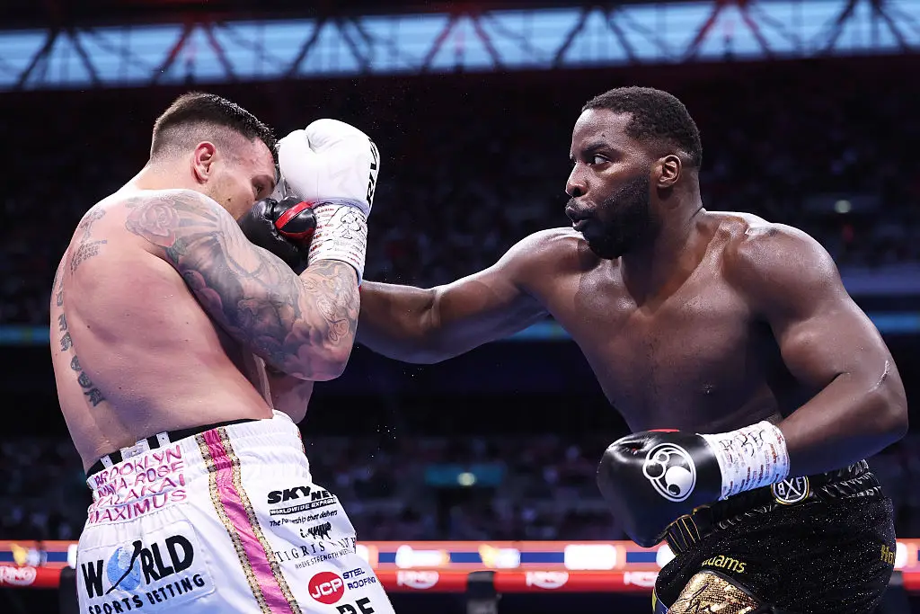 Lawrence Okolie (right) has been sparring Jake Paul (Credit:Getty)