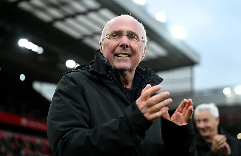 Sven-Goran Eriksson tragically lost his battle with pancreatic cancer in August last year. (Image: Getty)