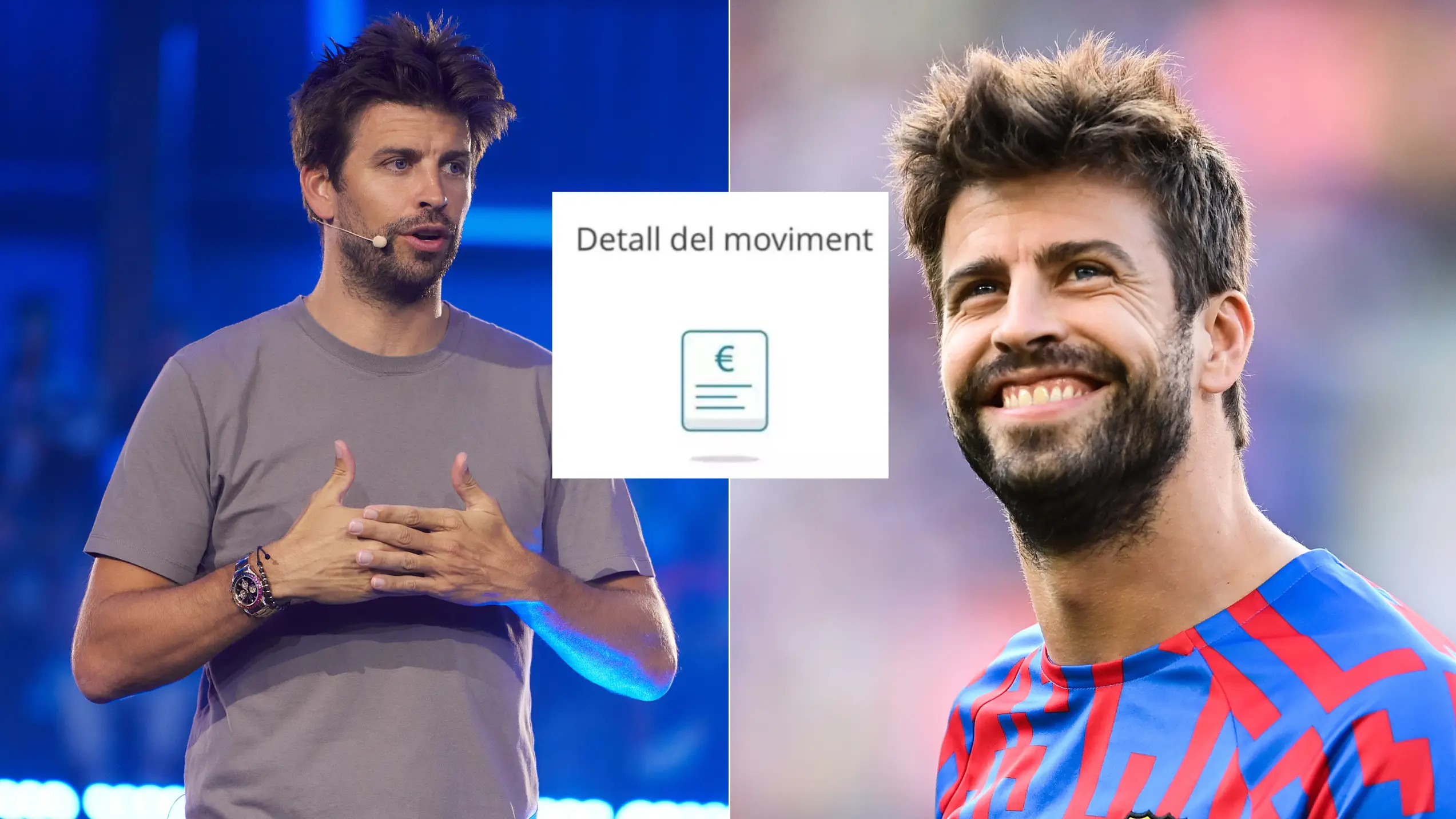 Gerard Pique publicly shared bank statement to show what elite footballer's pay slip looks like
