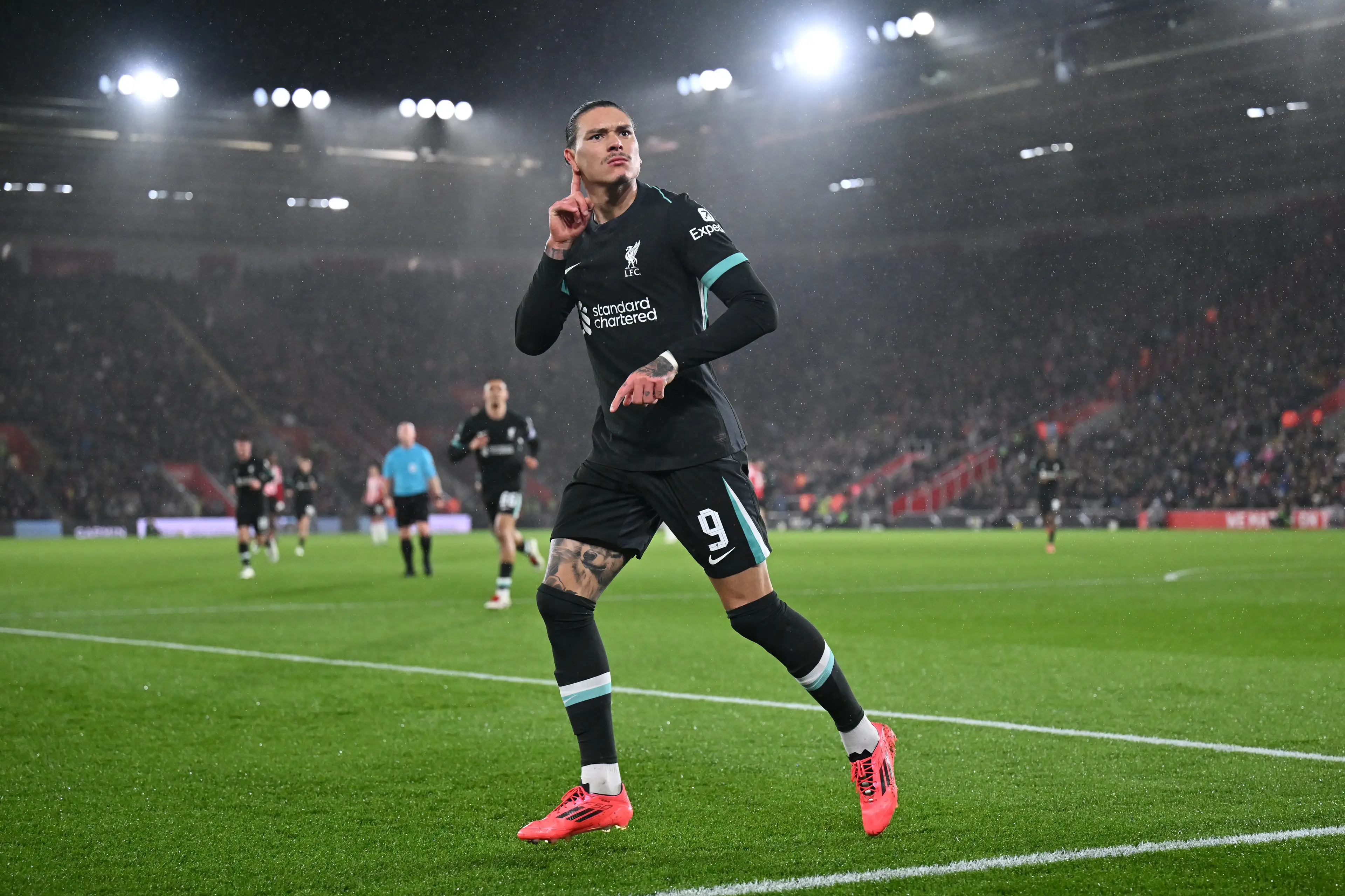 Nunez sent a clear message to the Southampton fans. Image credit: Getty 