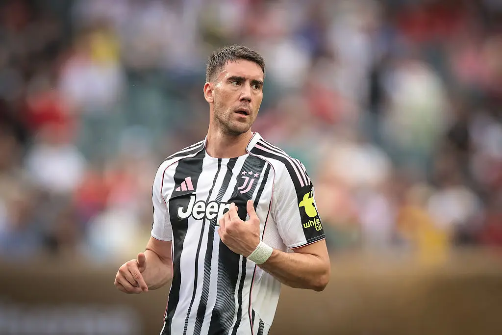 Dusan Vlahovic has been linked with a move to Manchester United (Credit:Getty)