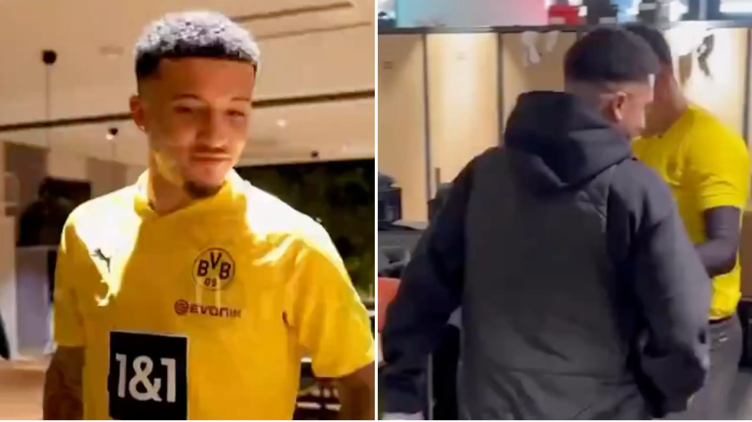 Man Utd fans furious after spotting the first thing Jadon Sancho did at Borussia Dortmund's training complex