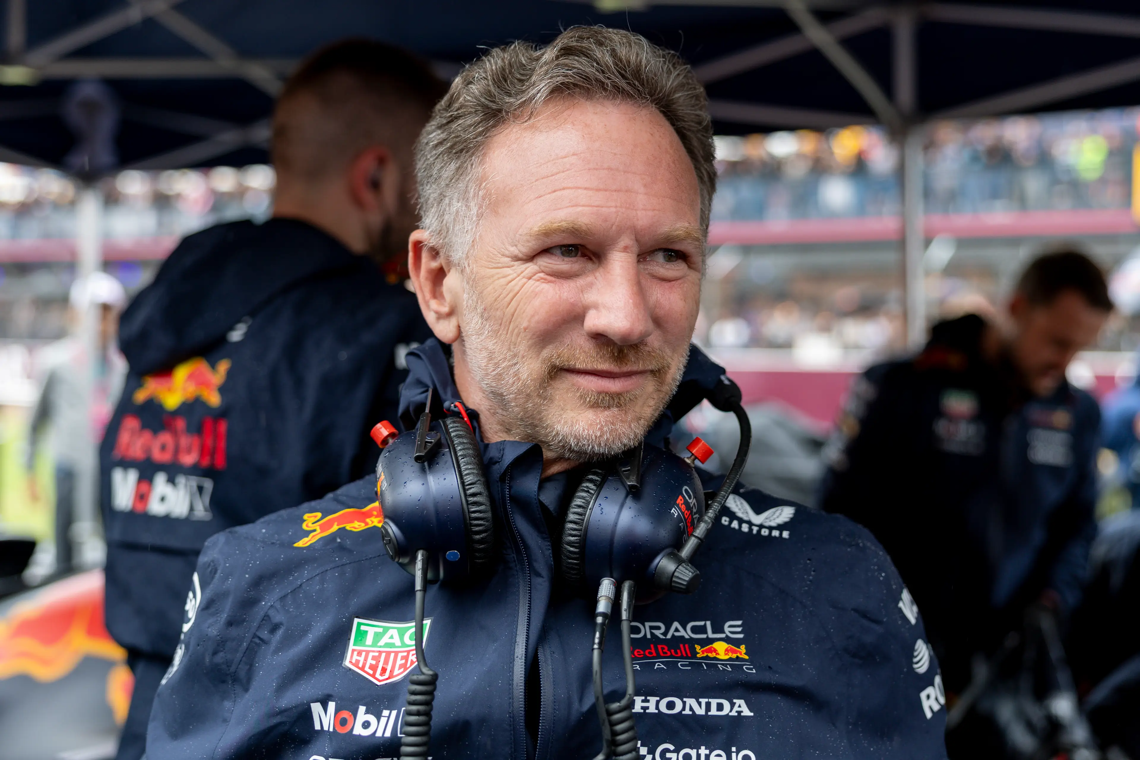 Christian Horner has been linked with Ferrari. (Image: Getty)