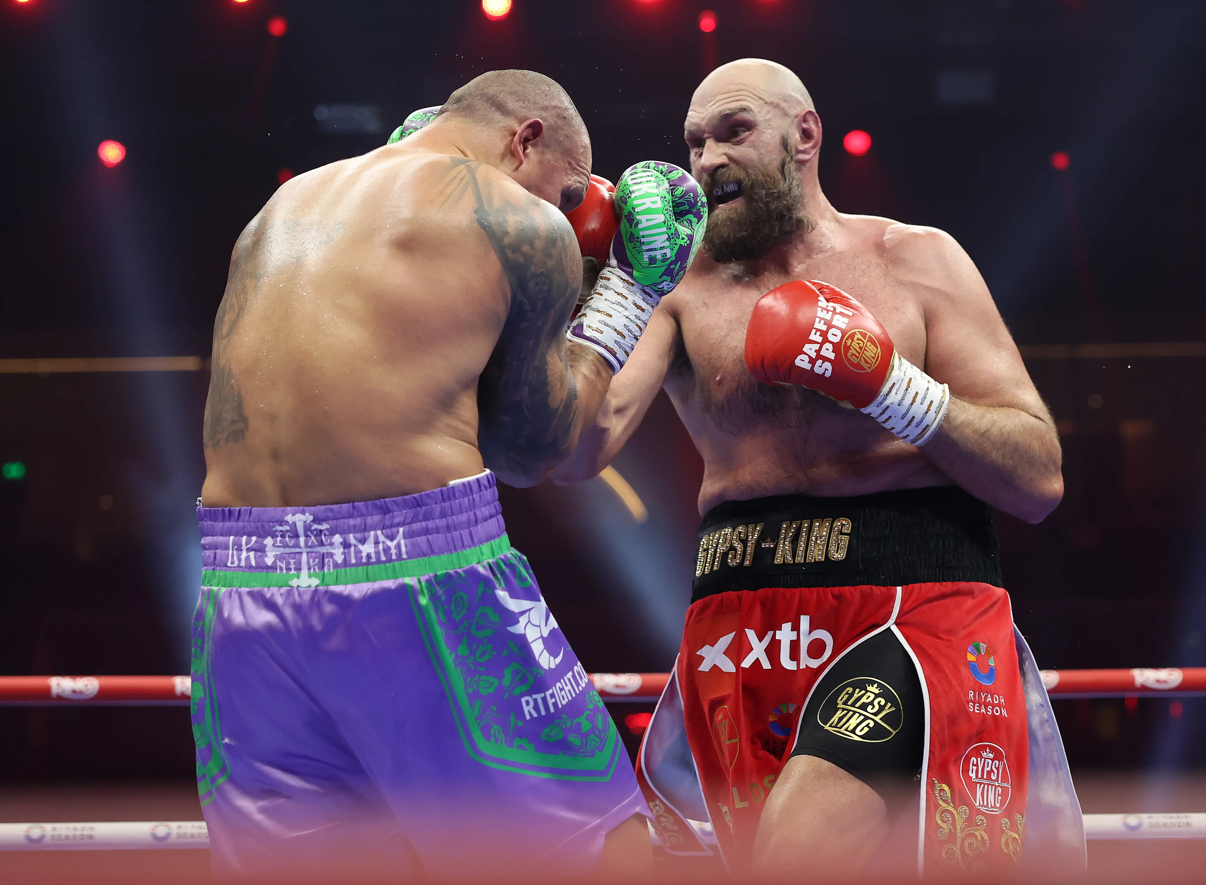 Tyson Fury hasn't fought since his defeat to Oleksandr Usyk last December. Image: Getty 