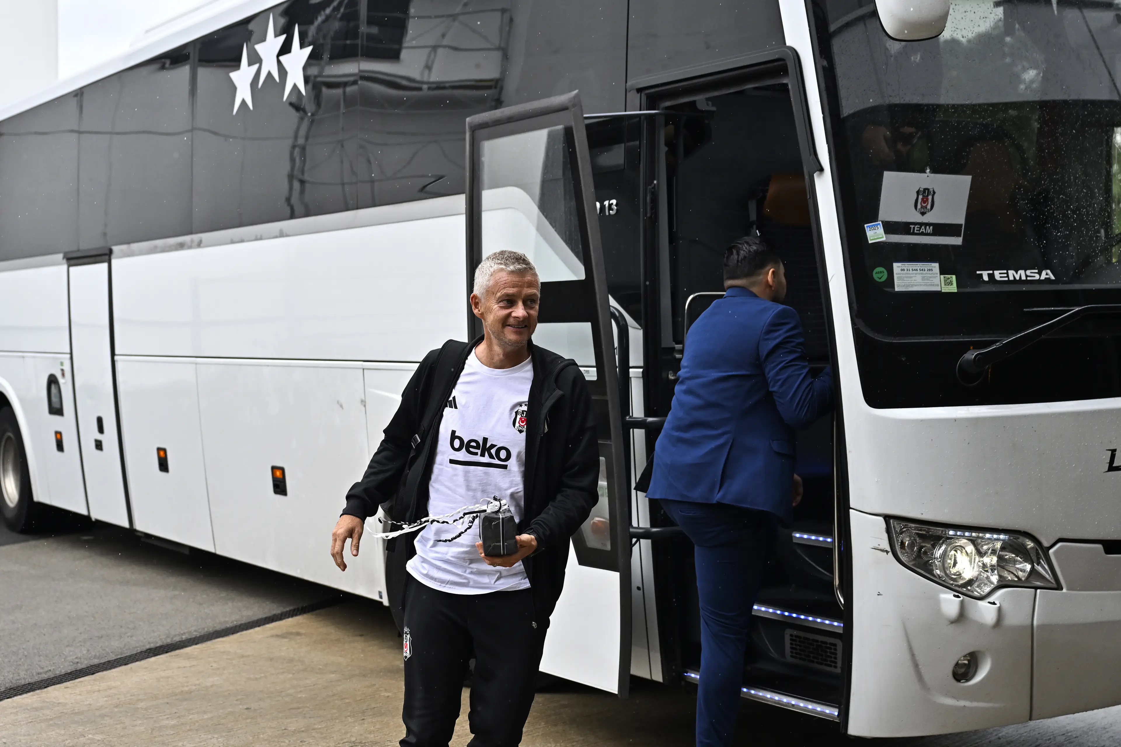 Solskjaer last took charge of Turkish side Besiktas. Image credit: Getty